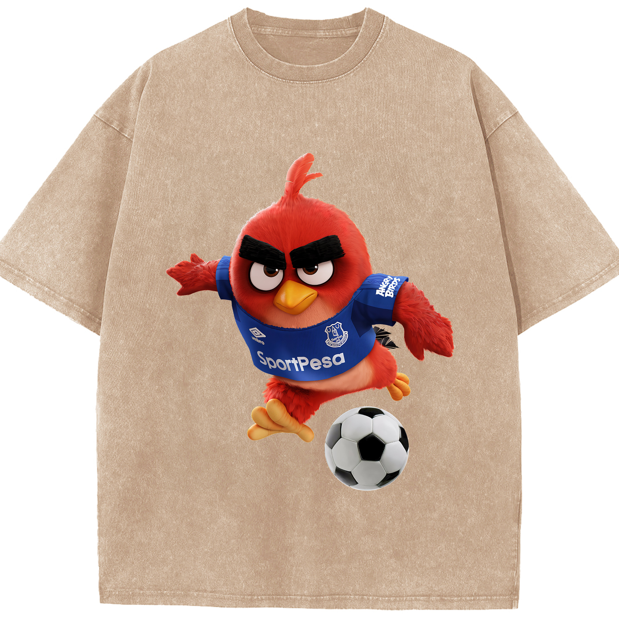（画像用） Angry Birds アングリーバード 綿100% ヴィンテージ風 半袖Tシャツ（フロントプリント）