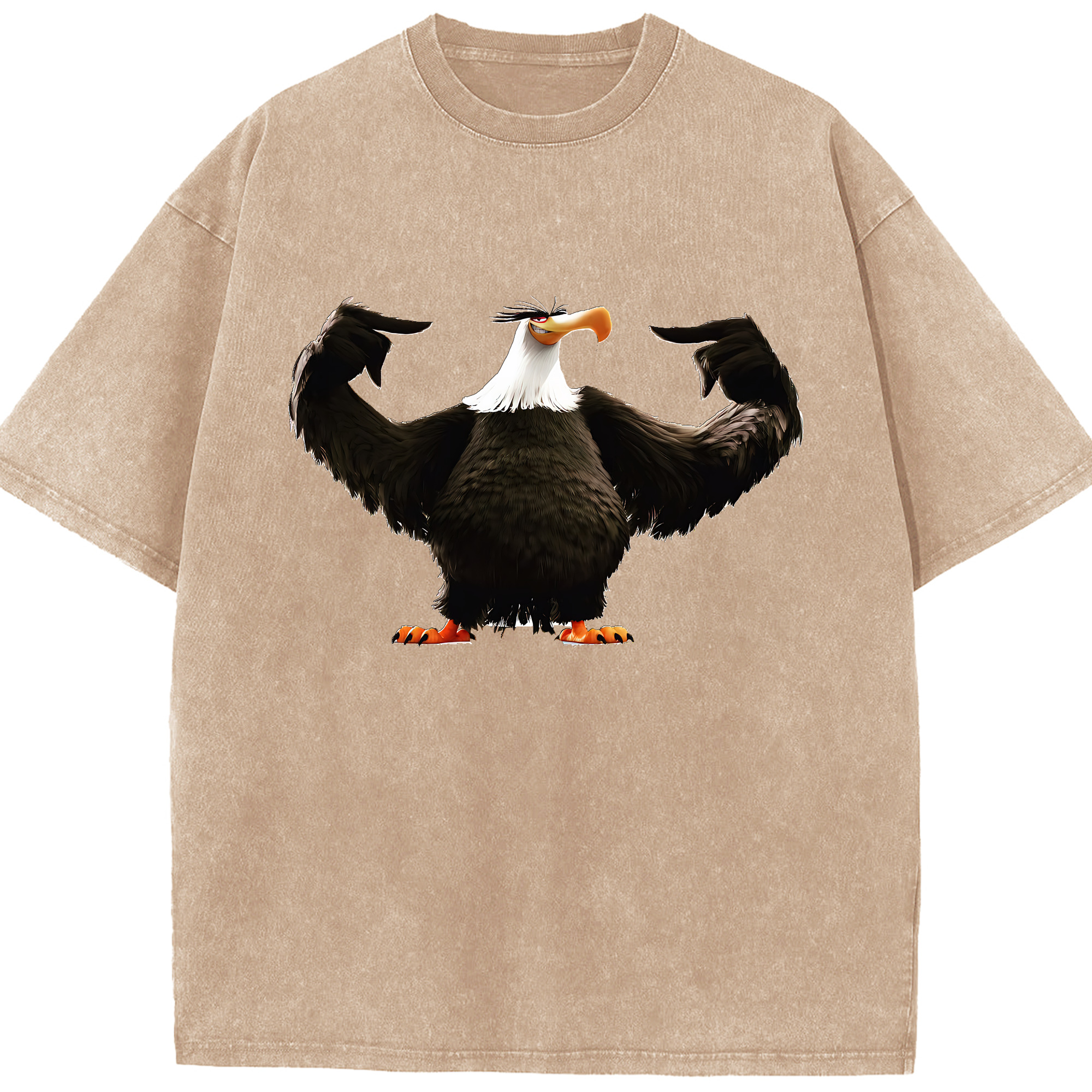 （画像用） Angry Birds アングリーバード 綿100% ヴィンテージ風 半袖Tシャツ（フロントプリント）