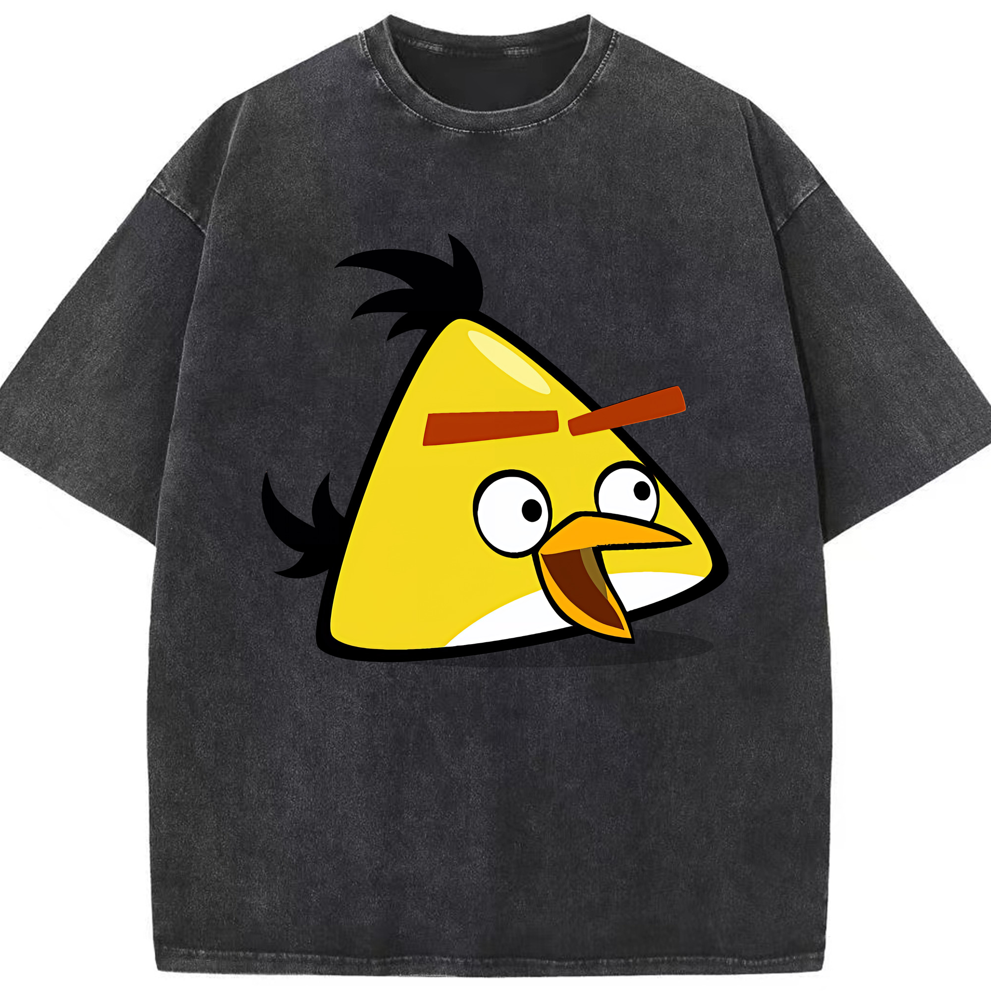 （画像用） Angry Birds アングリーバード 綿100% ヴィンテージ風 半袖Tシャツ（フロントプリント）