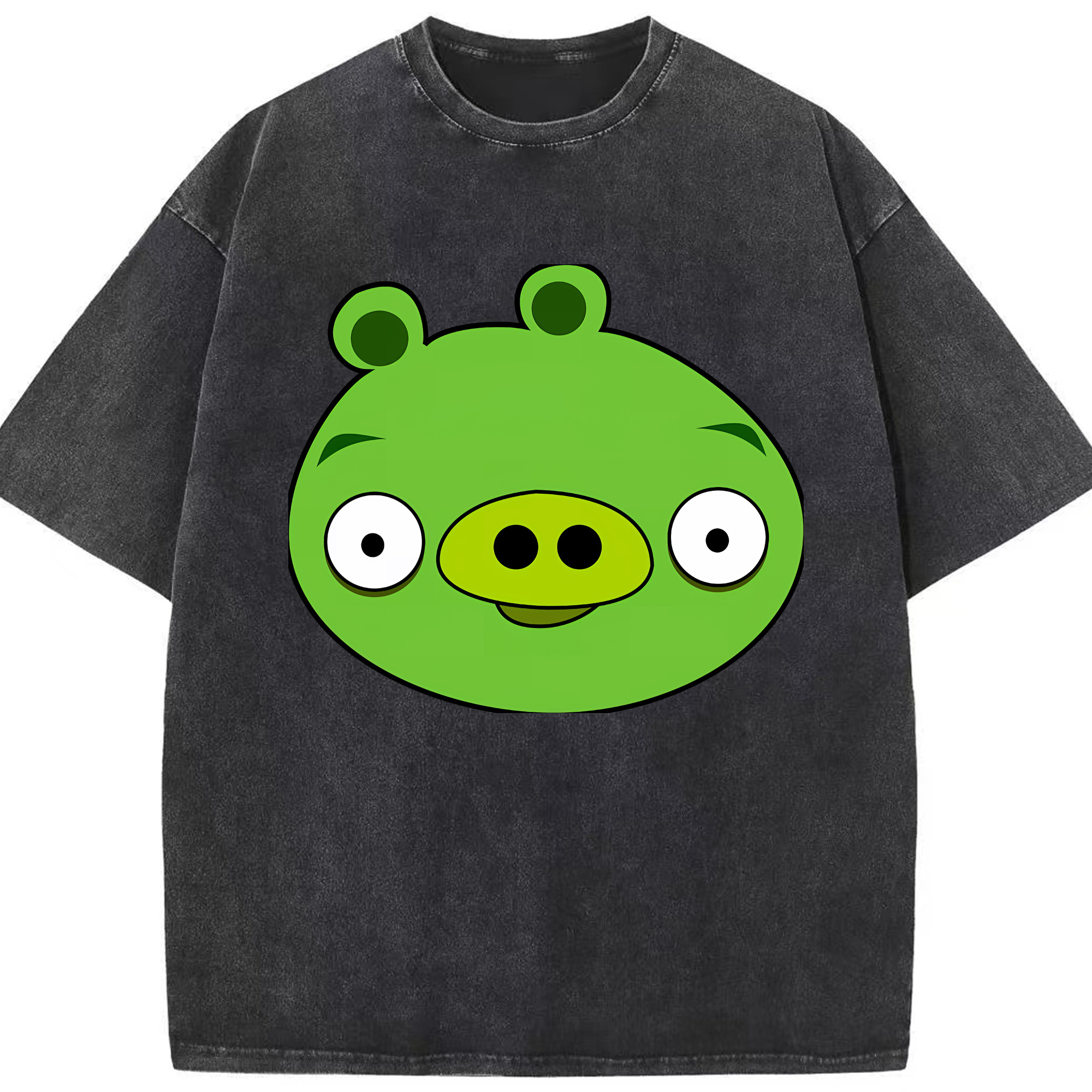 （画像用） Angry Birds アングリーバード 綿100% ヴィンテージ風 半袖Tシャツ（フロントプリント）
