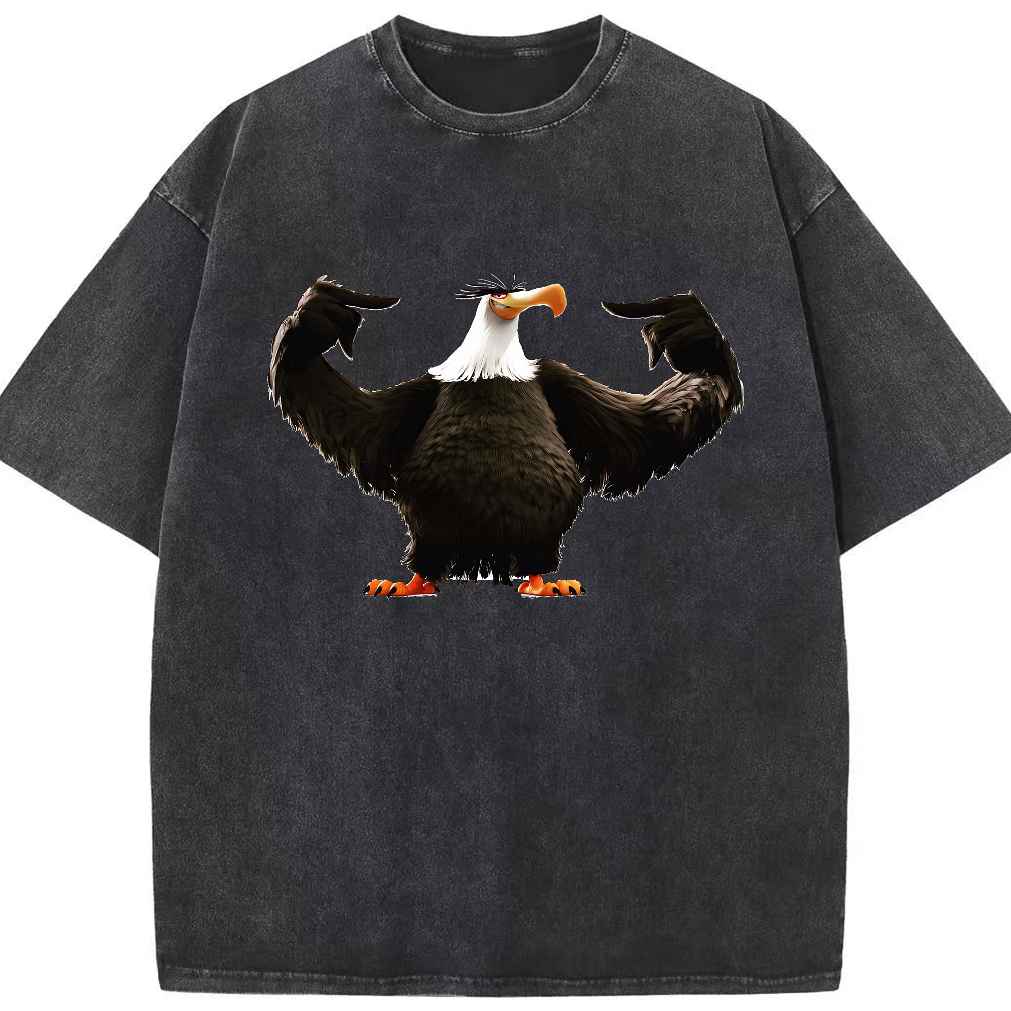 （画像用） Angry Birds アングリーバード 綿100% ヴィンテージ風 半袖Tシャツ（フロントプリント）