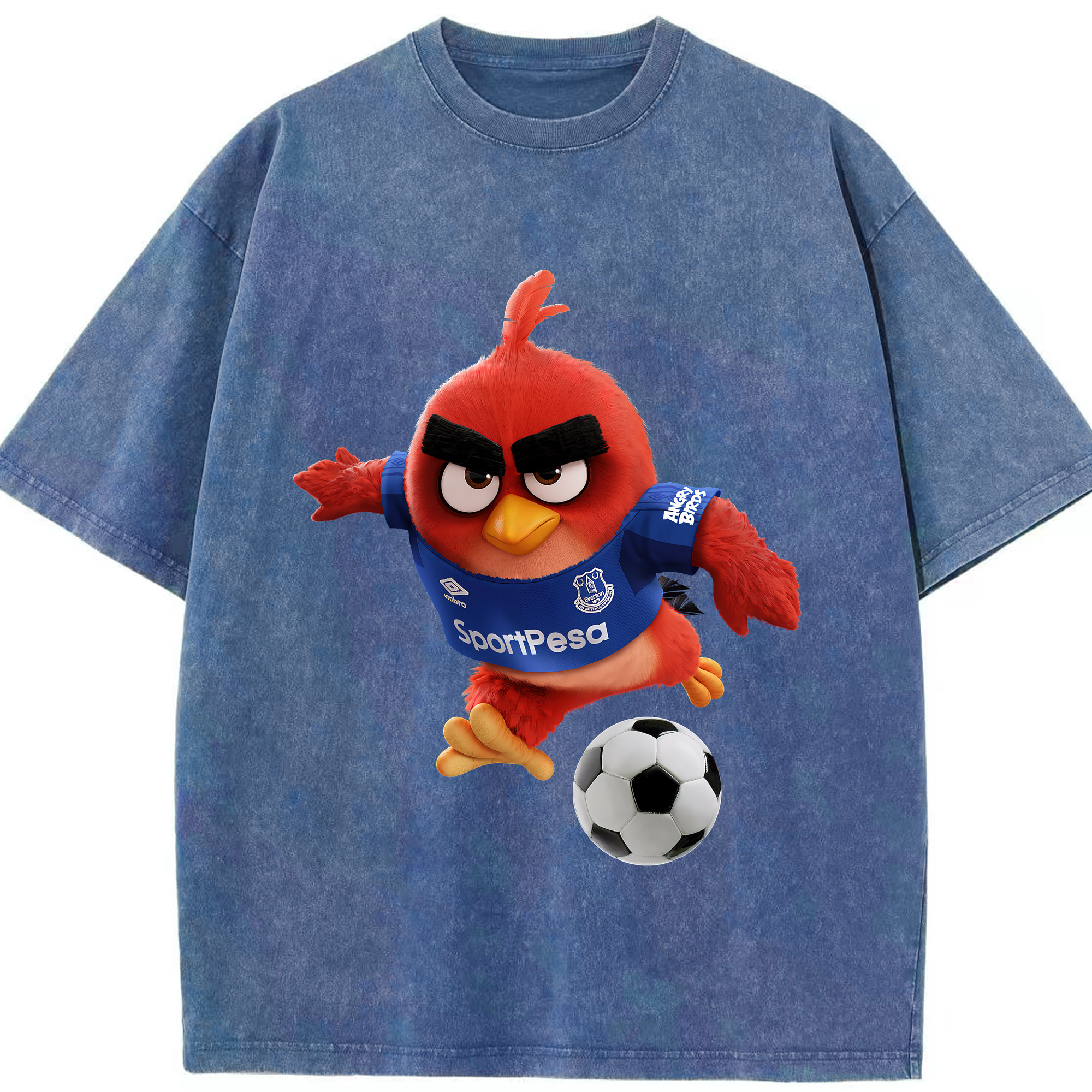（画像用） Angry Birds アングリーバード 綿100% ヴィンテージ風 半袖Tシャツ（フロントプリント）