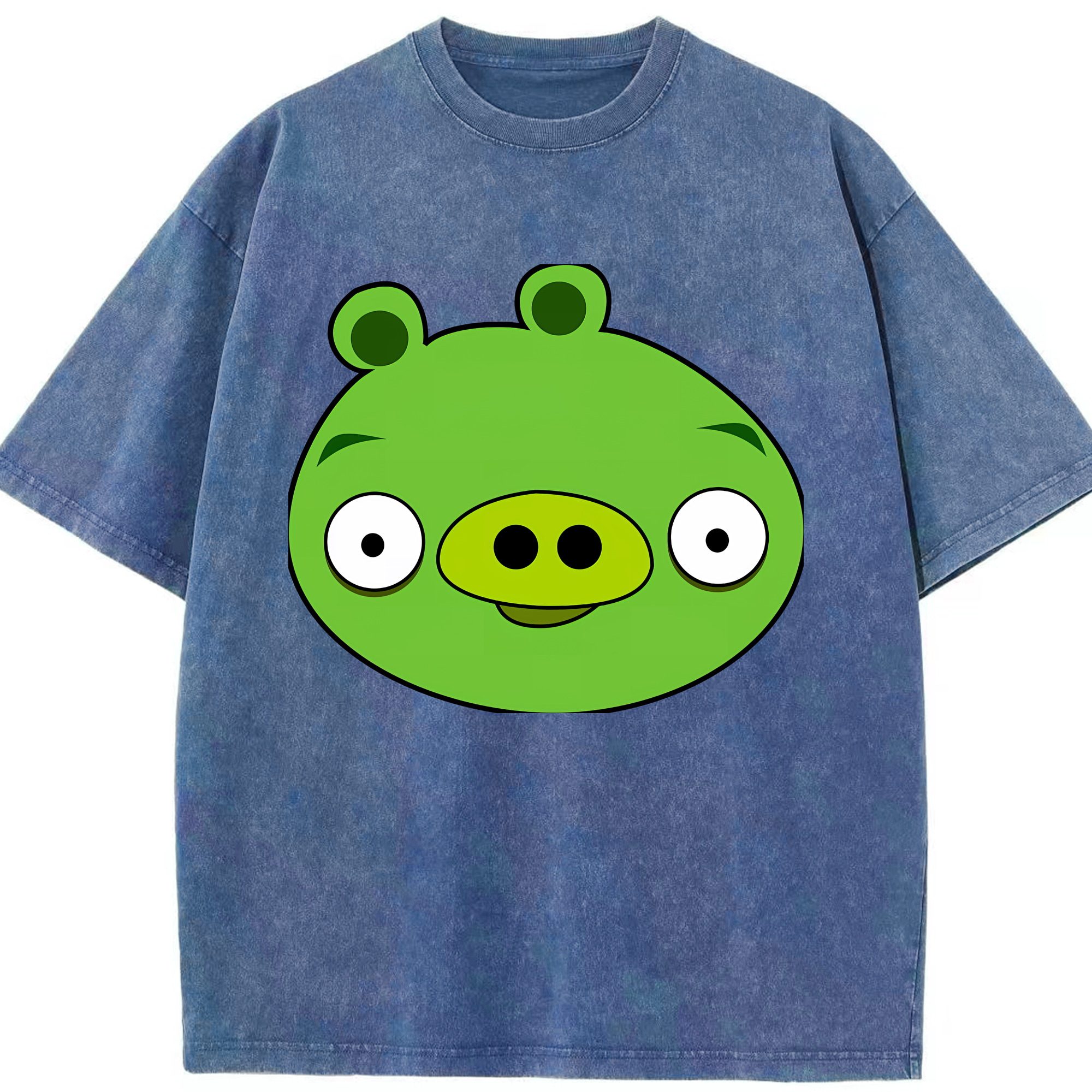（画像用） Angry Birds アングリーバード 綿100% ヴィンテージ風 半袖Tシャツ（フロントプリント）