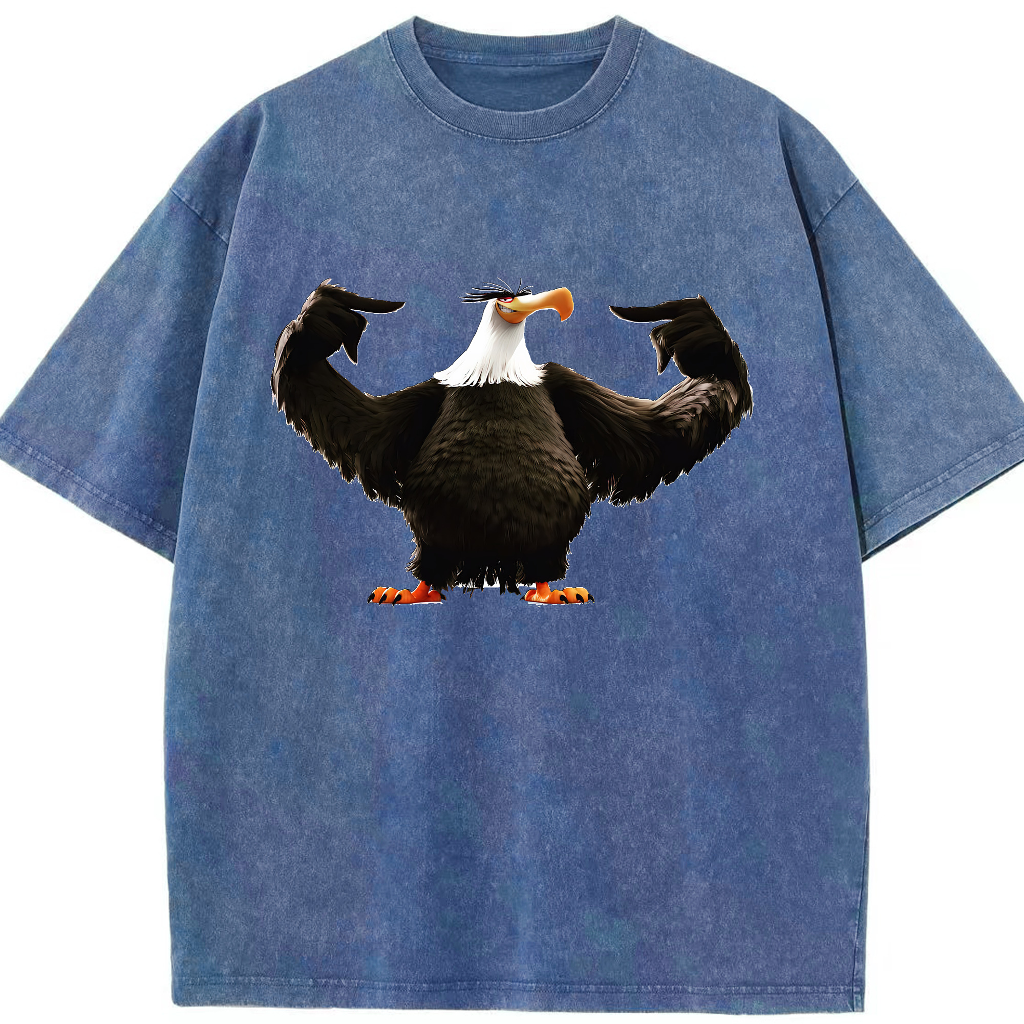 （画像用） Angry Birds アングリーバード 綿100% ヴィンテージ風 半袖Tシャツ（フロントプリント）