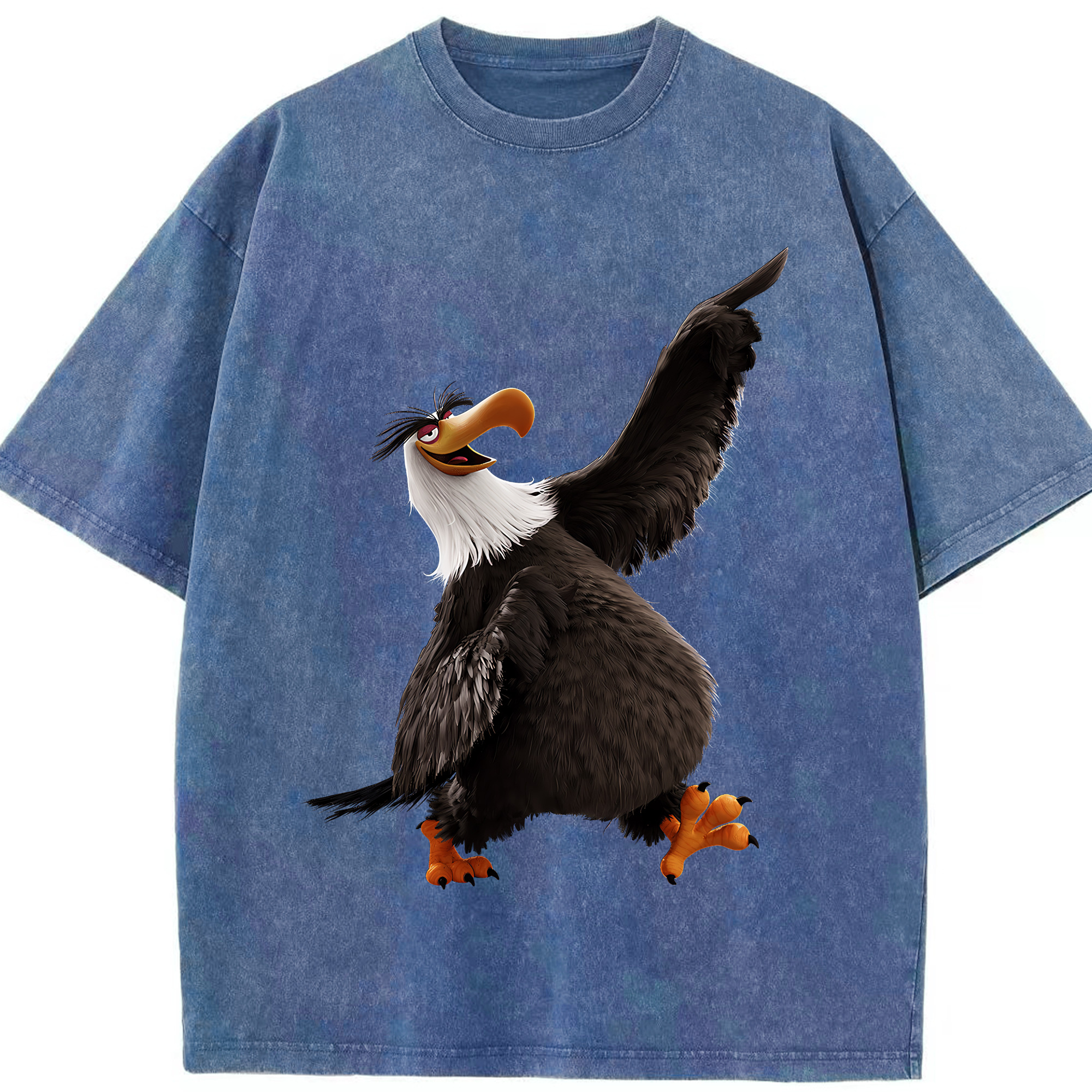 （画像用） Angry Birds アングリーバード 綿100% ヴィンテージ風 半袖Tシャツ（フロントプリント）
