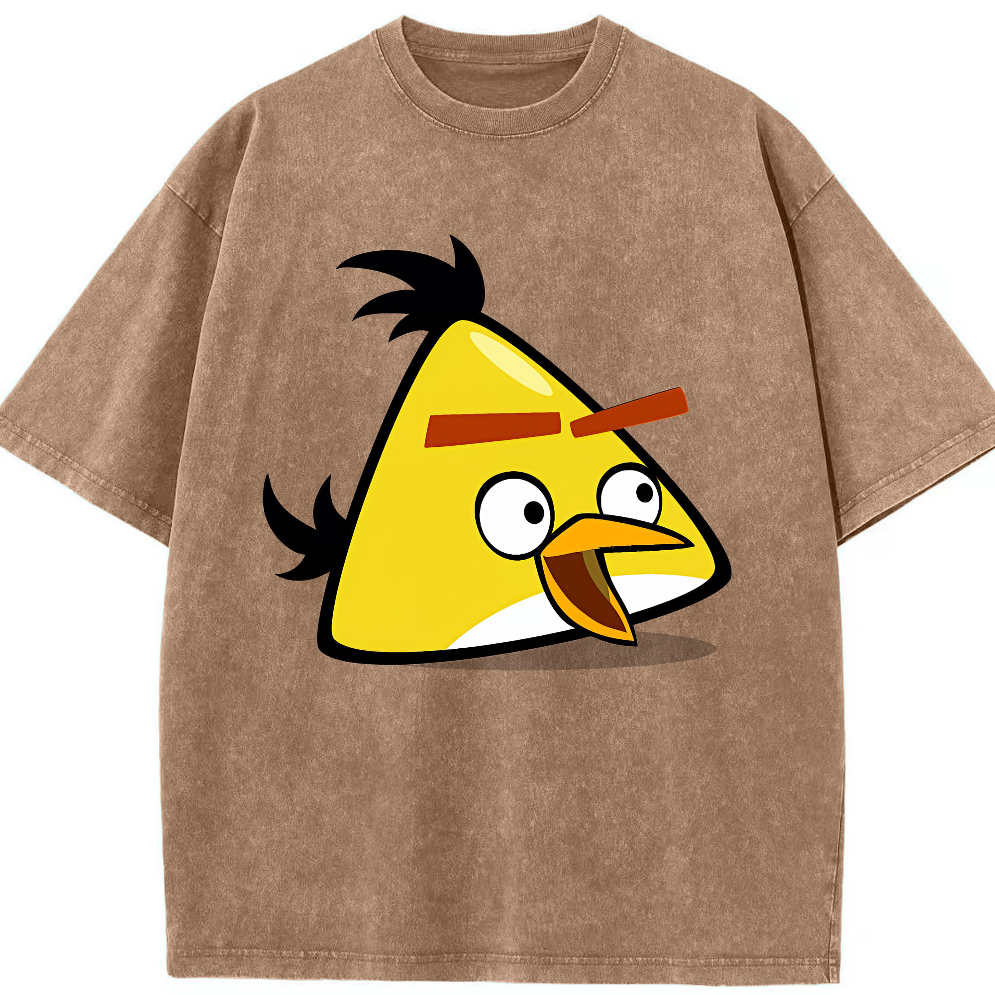 （画像用） Angry Birds アングリーバード 綿100% ヴィンテージ風 半袖Tシャツ（フロントプリント）