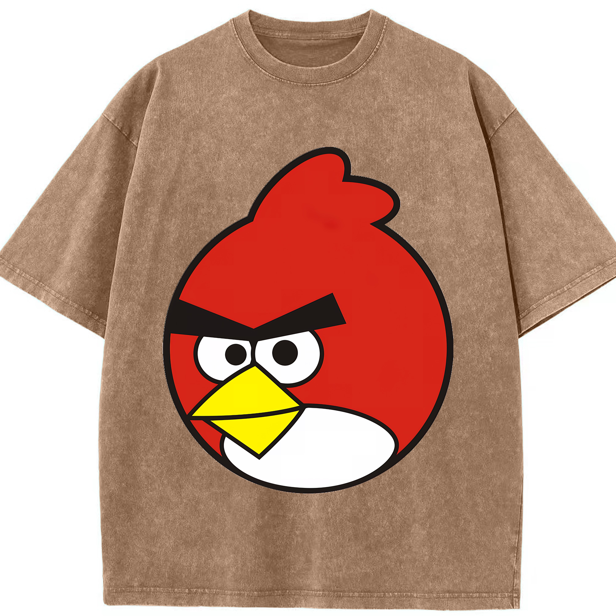 （画像用） Angry Birds アングリーバード 綿100% ヴィンテージ風 半袖Tシャツ（フロントプリント）