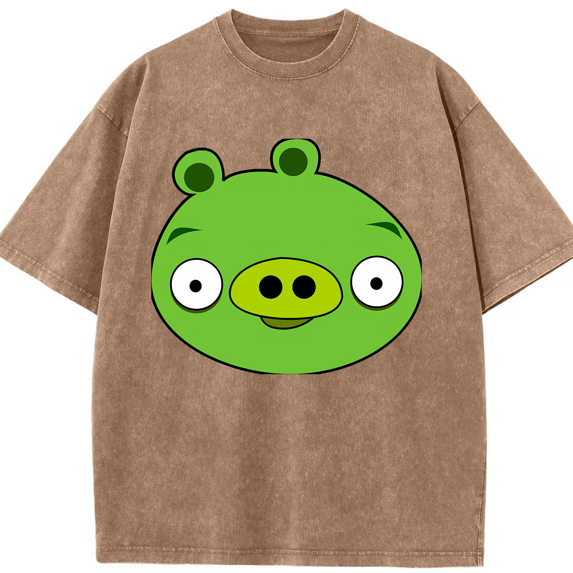 （画像用） Angry Birds アングリーバード 綿100% ヴィンテージ風 半袖Tシャツ（フロントプリント）