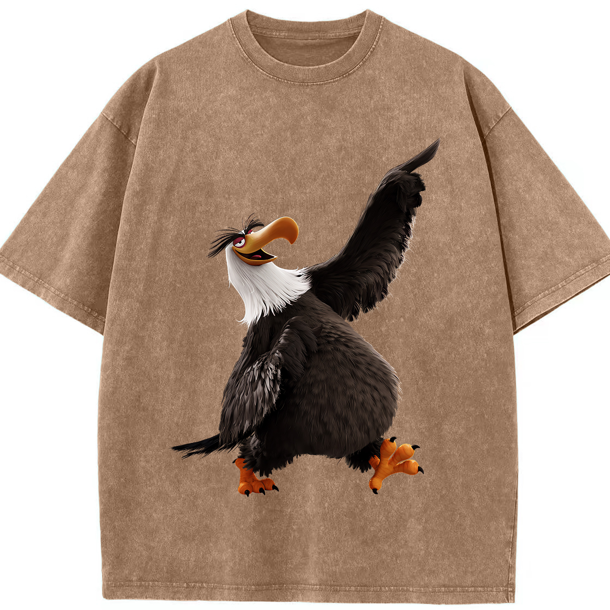 （画像用） Angry Birds アングリーバード 綿100% ヴィンテージ風 半袖Tシャツ（フロントプリント）