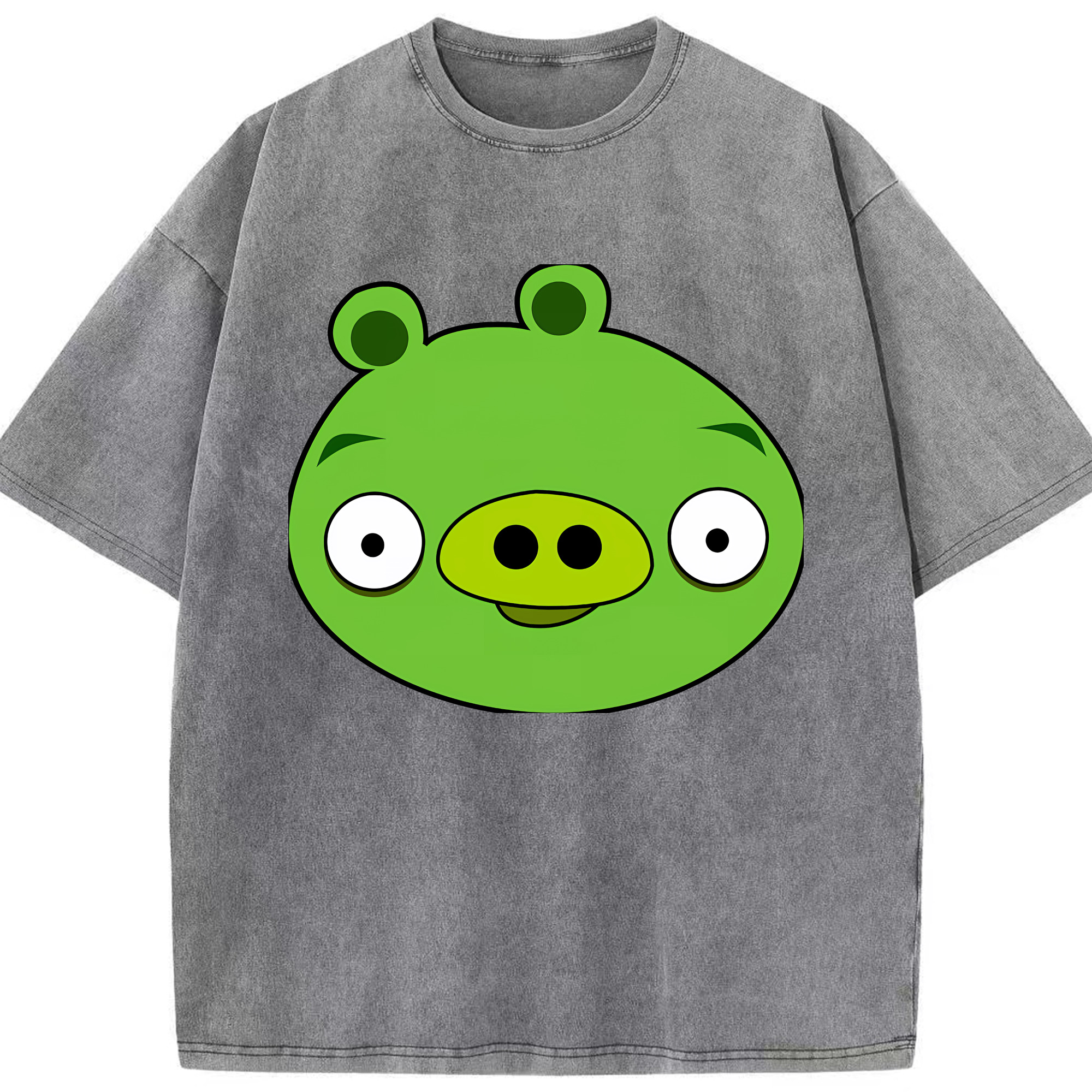 （画像用） Angry Birds アングリーバード 綿100% ヴィンテージ風 半袖Tシャツ（フロントプリント）