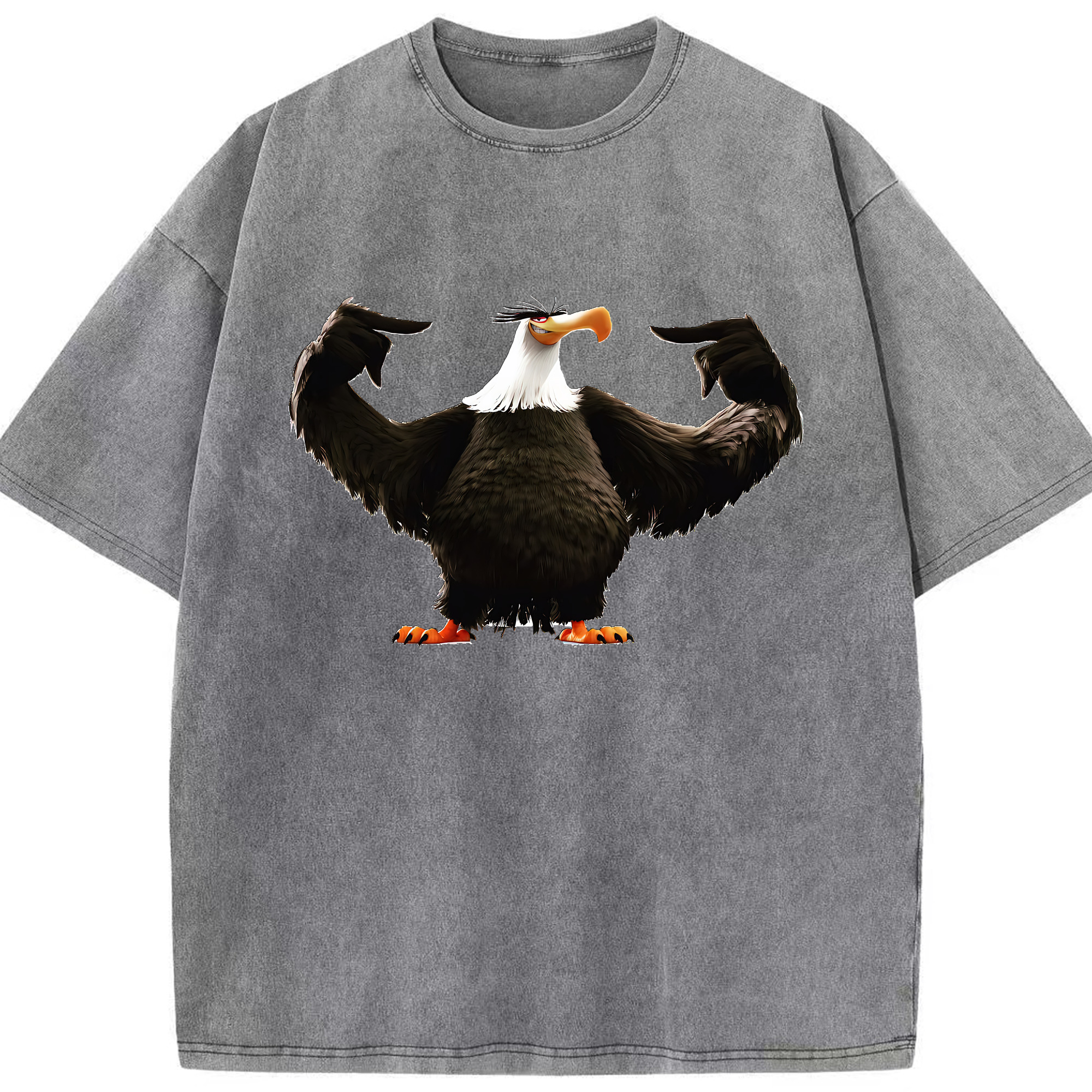 （画像用） Angry Birds アングリーバード 綿100% ヴィンテージ風 半袖Tシャツ（フロントプリント）