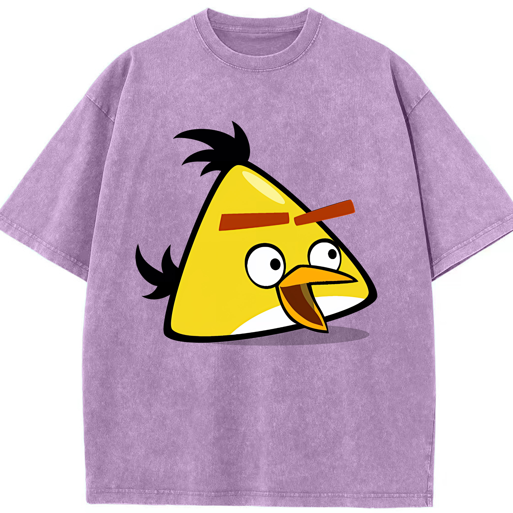 （画像用） Angry Birds アングリーバード 綿100% ヴィンテージ風 半袖Tシャツ（フロントプリント）