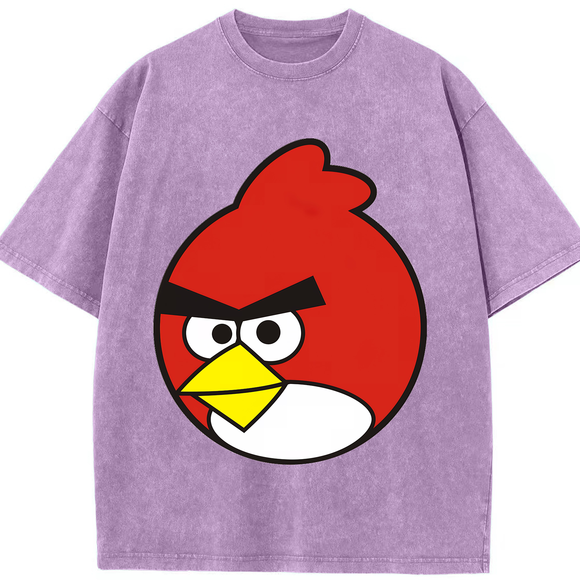 （画像用） Angry Birds アングリーバード 綿100% ヴィンテージ風 半袖Tシャツ（フロントプリント）