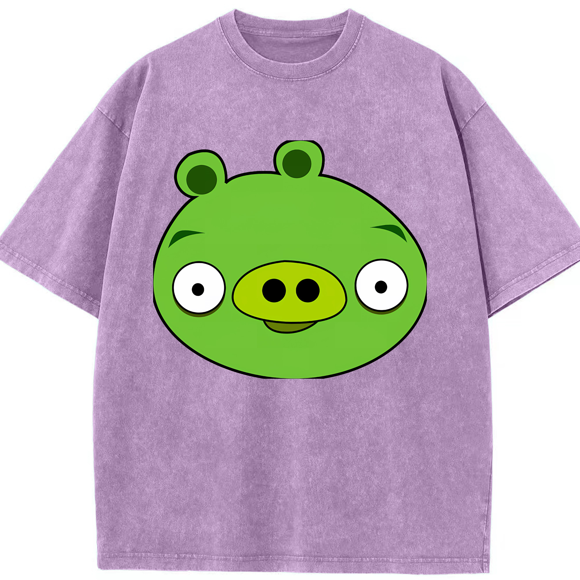 （画像用） Angry Birds アングリーバード 綿100% ヴィンテージ風 半袖Tシャツ（フロントプリント）