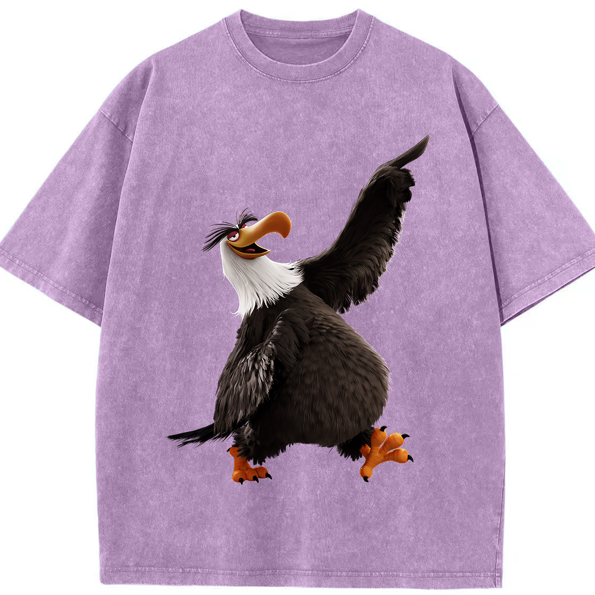 （画像用） Angry Birds アングリーバード 綿100% ヴィンテージ風 半袖Tシャツ（フロントプリント）