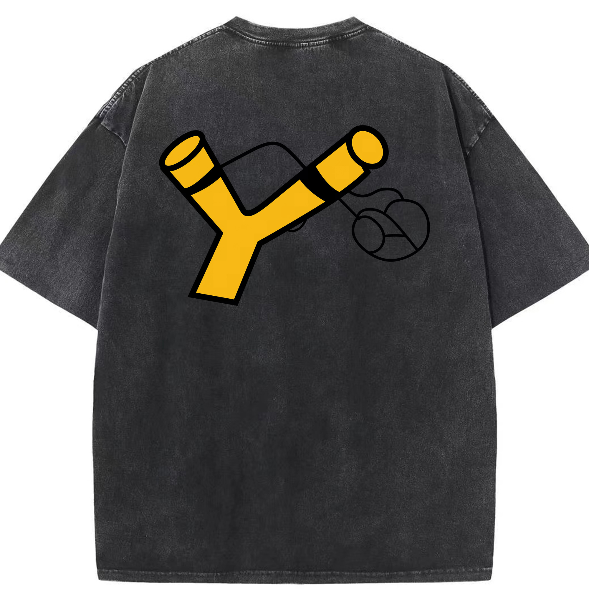（画像用） Angry Birds アングリーバード 綿100% ヴィンテージ風 半袖Tシャツ（背面プリント）