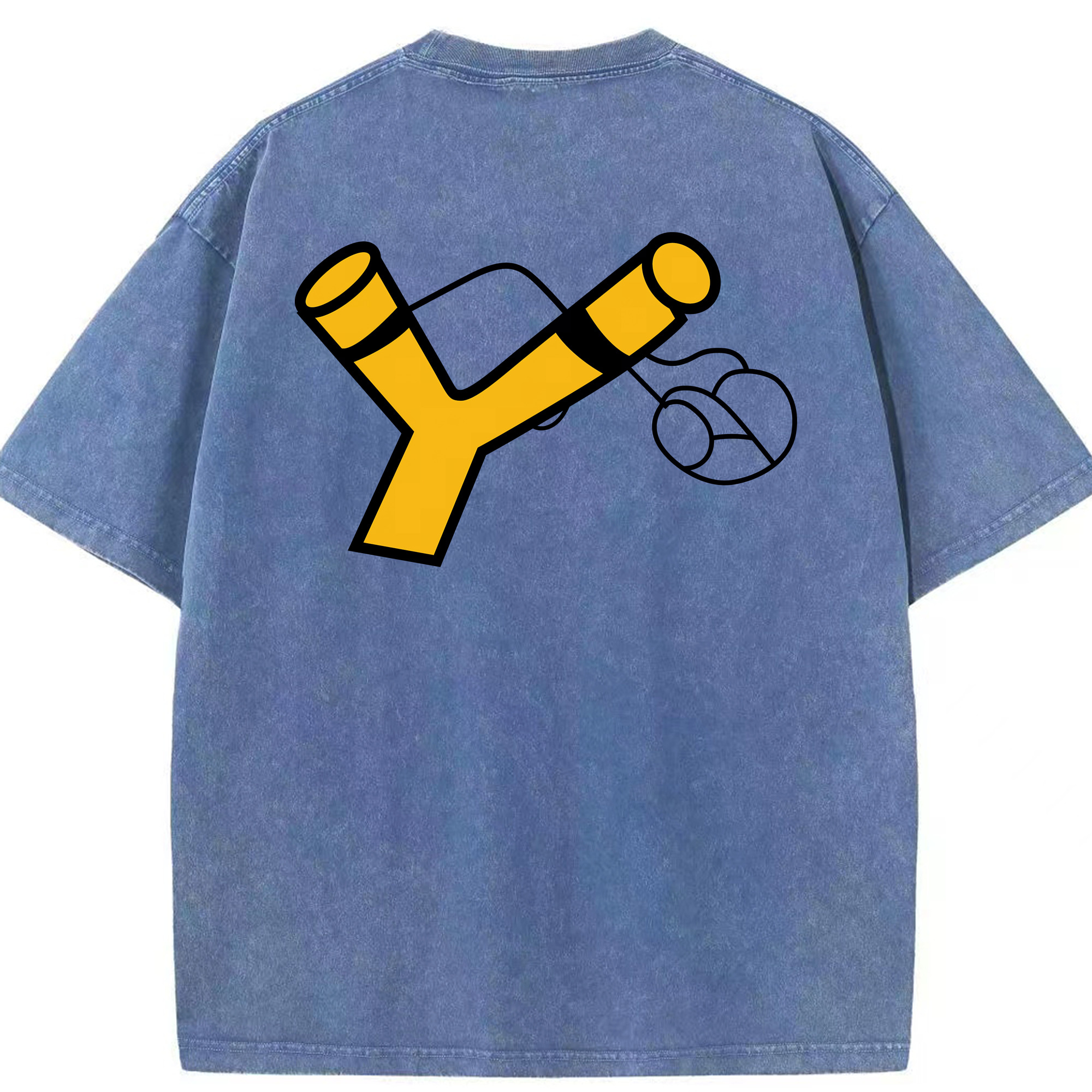 （画像用） Angry Birds アングリーバード 綿100% ヴィンテージ風 半袖Tシャツ（背面プリント）