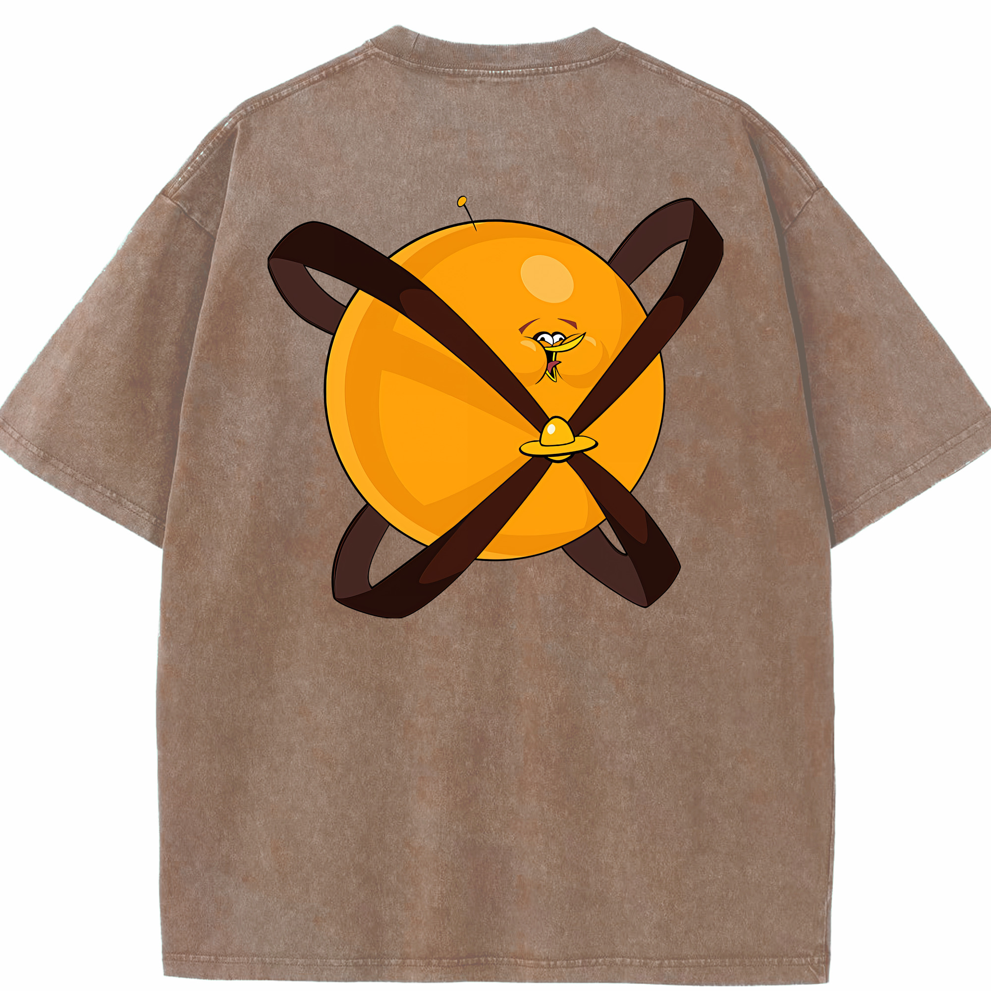 （画像用） Angry Birds アングリーバード 綿100% ヴィンテージ風 半袖Tシャツ（背面プリント）