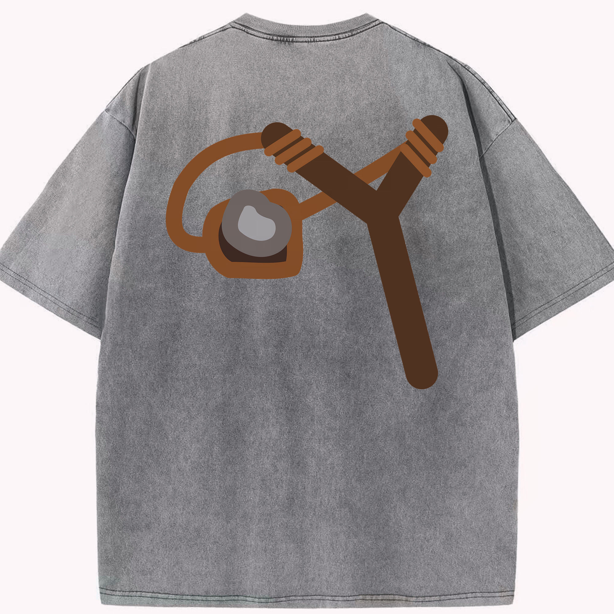 （画像用） Angry Birds アングリーバード 綿100% ヴィンテージ風 半袖Tシャツ（背面プリント）