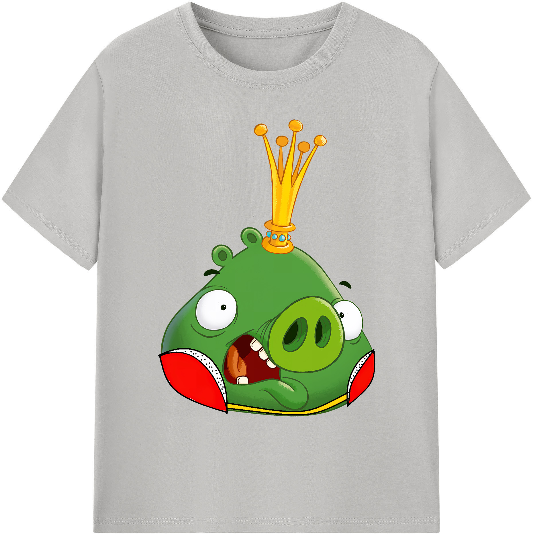 （画像用） Angry Birds アングリーバード 綿100％ メンズ半袖Tシャツ｜肌触りやわらか＆通気性