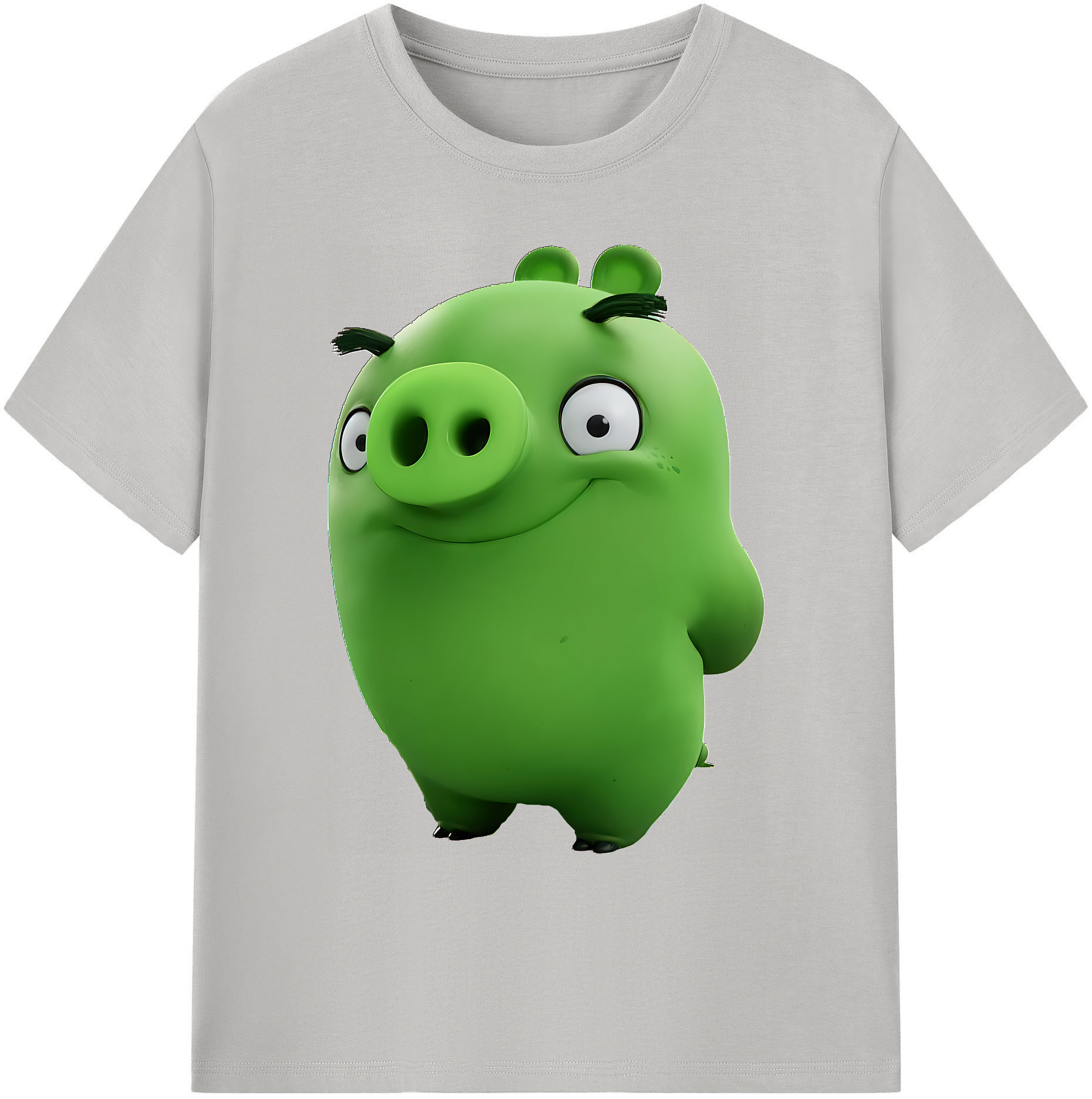 （画像用） Angry Birds アングリーバード 綿100％ メンズ半袖Tシャツ｜肌触りやわらか＆通気性