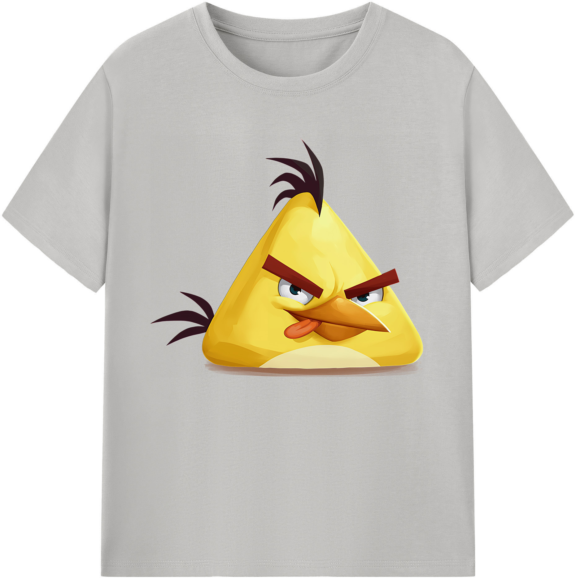 （画像用） Angry Birds アングリーバード 綿100％ メンズ半袖Tシャツ｜肌触りやわらか＆通気性