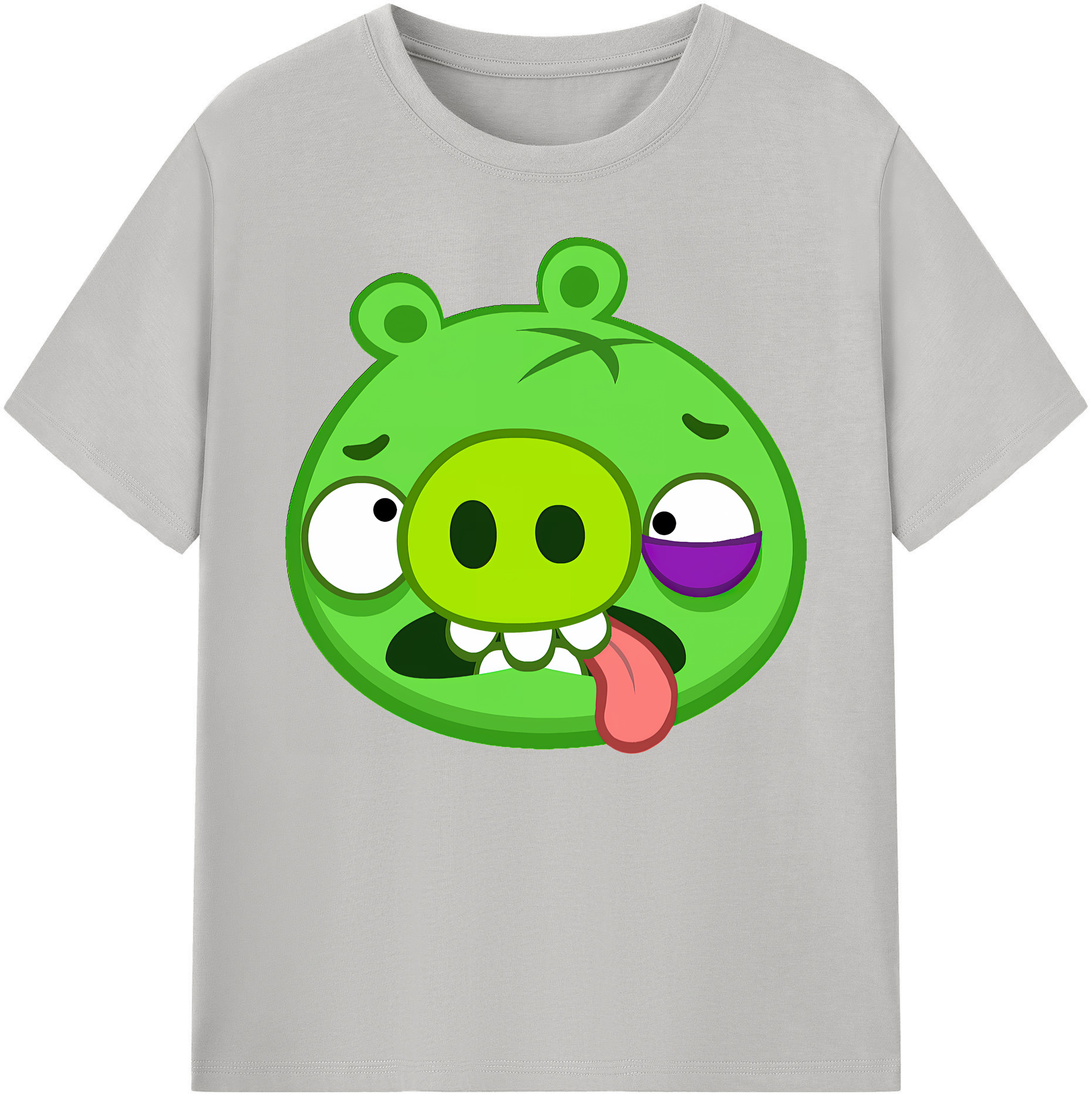 （画像用） Angry Birds アングリーバード 綿100％ メンズ半袖Tシャツ｜肌触りやわらか＆通気性