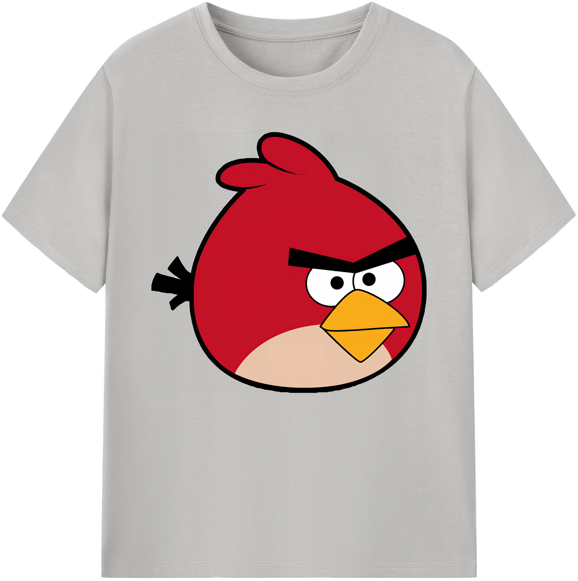 （画像用） Angry Birds アングリーバード 綿100％ メンズ半袖Tシャツ｜肌触りやわらか＆通気性