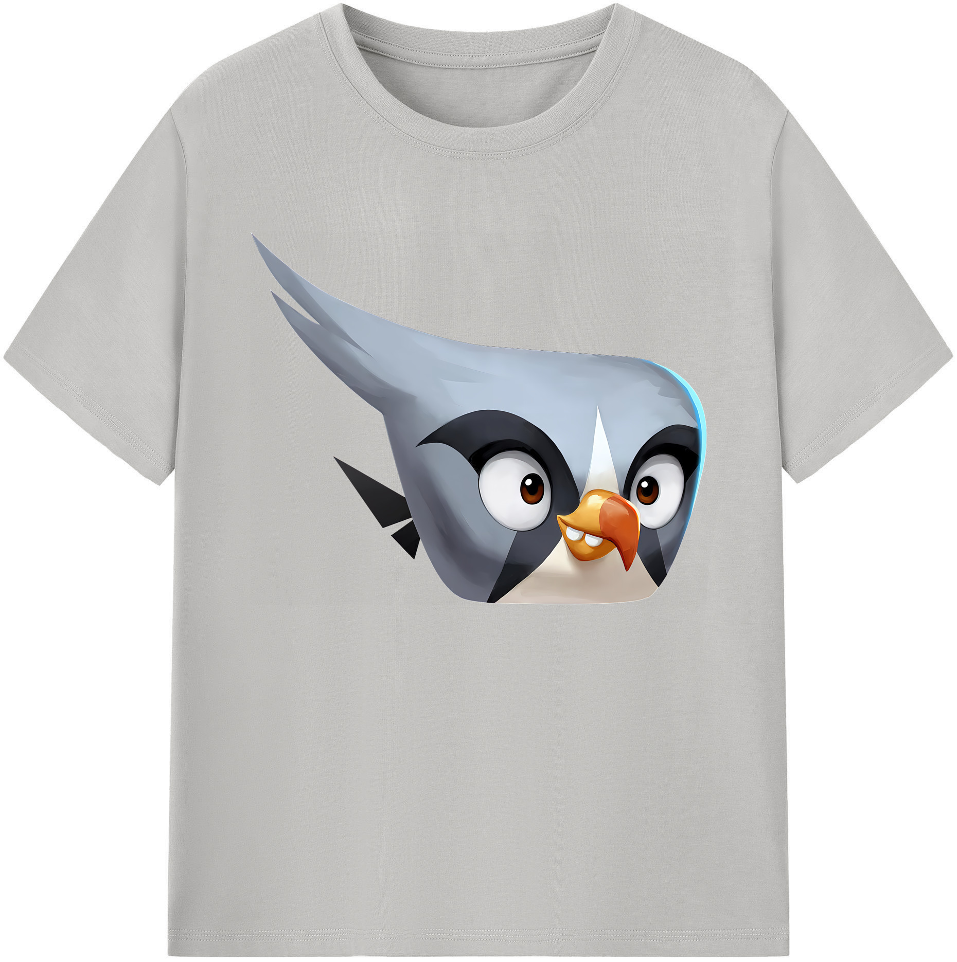 （画像用） Angry Birds アングリーバード 綿100％ メンズ半袖Tシャツ｜肌触りやわらか＆通気性