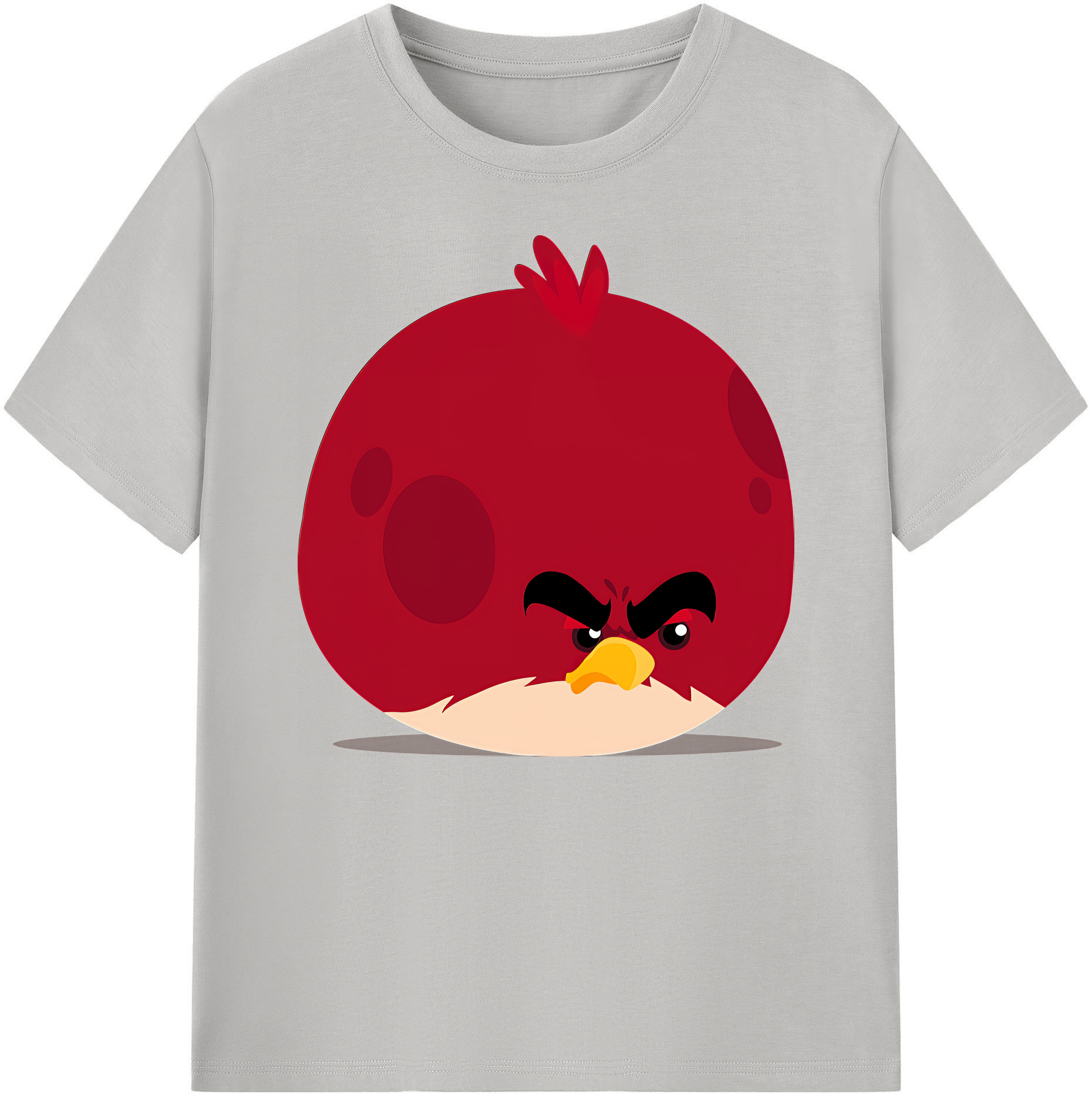 （画像用） Angry Birds アングリーバード 綿100％ メンズ半袖Tシャツ｜肌触りやわらか＆通気性