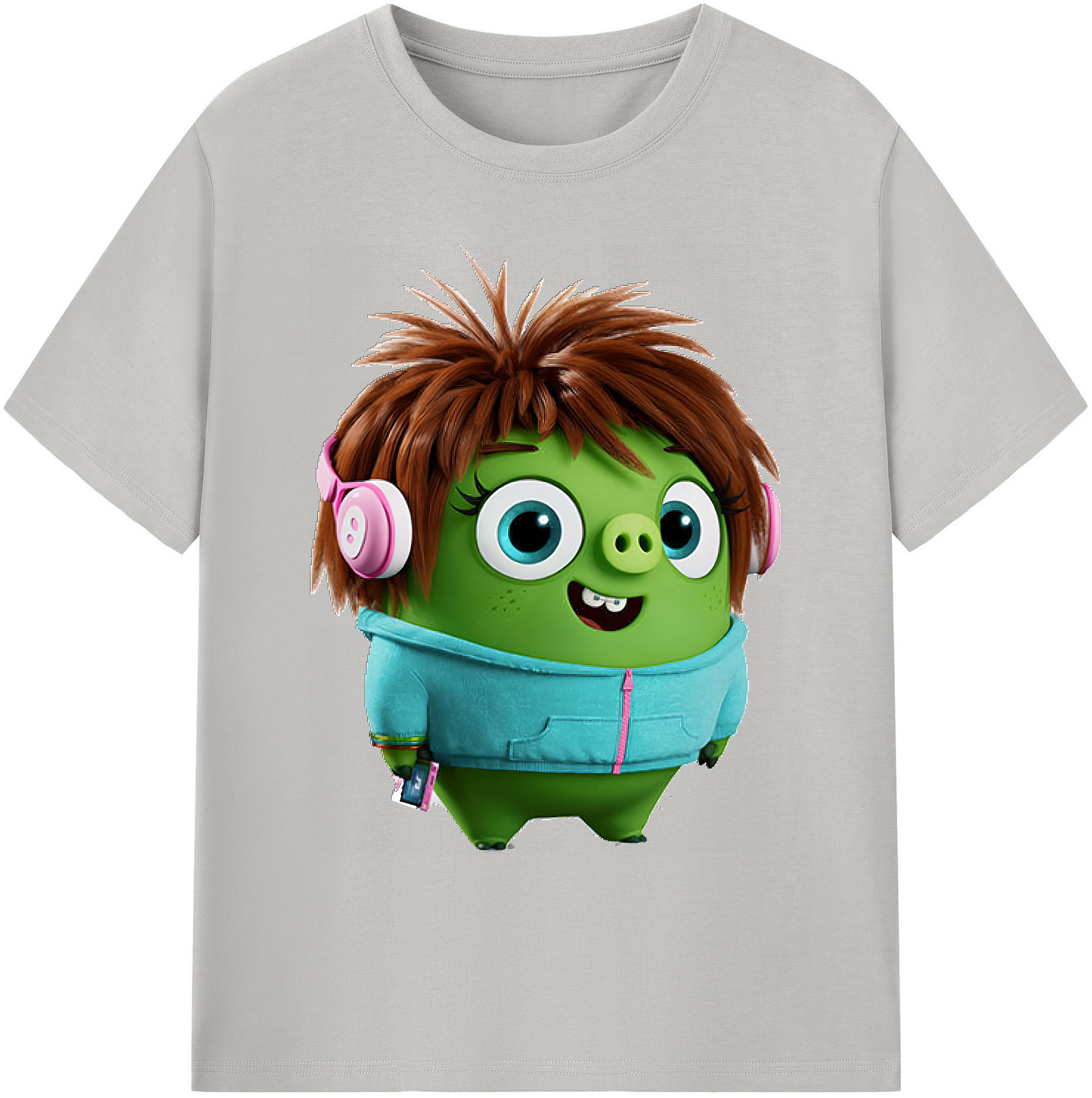 （画像用） Angry Birds アングリーバード 綿100％ メンズ半袖Tシャツ｜肌触りやわらか＆通気性