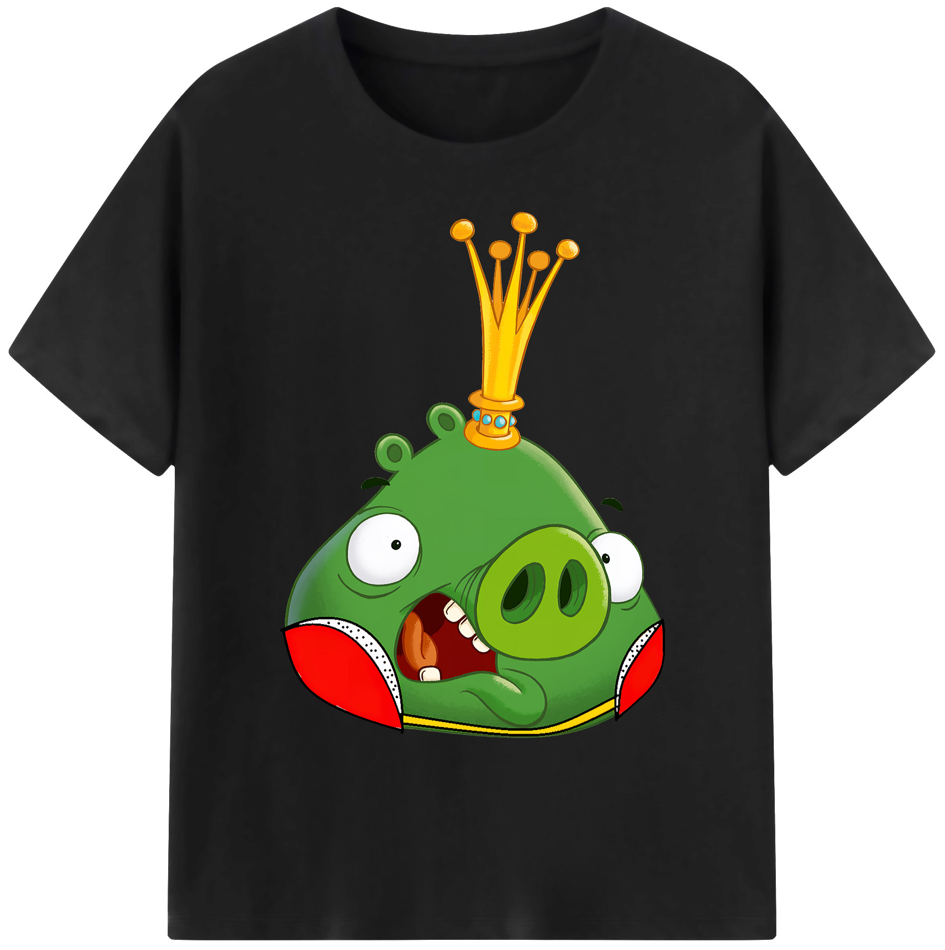 （画像用） Angry Birds アングリーバード 綿100％ メンズ半袖Tシャツ｜肌触りやわらか＆通気性