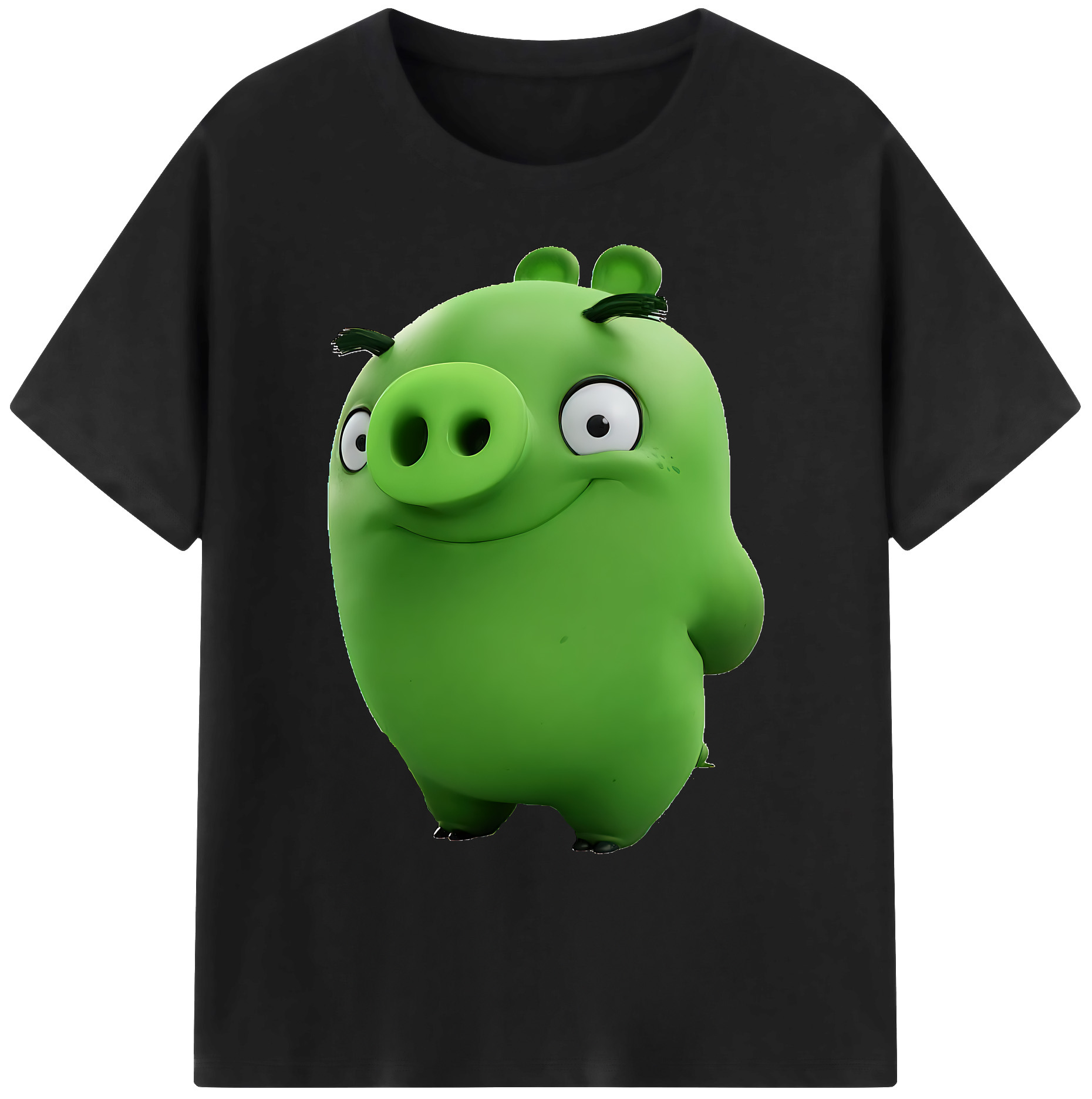 （画像用） Angry Birds アングリーバード 綿100％ メンズ半袖Tシャツ｜肌触りやわらか＆通気性