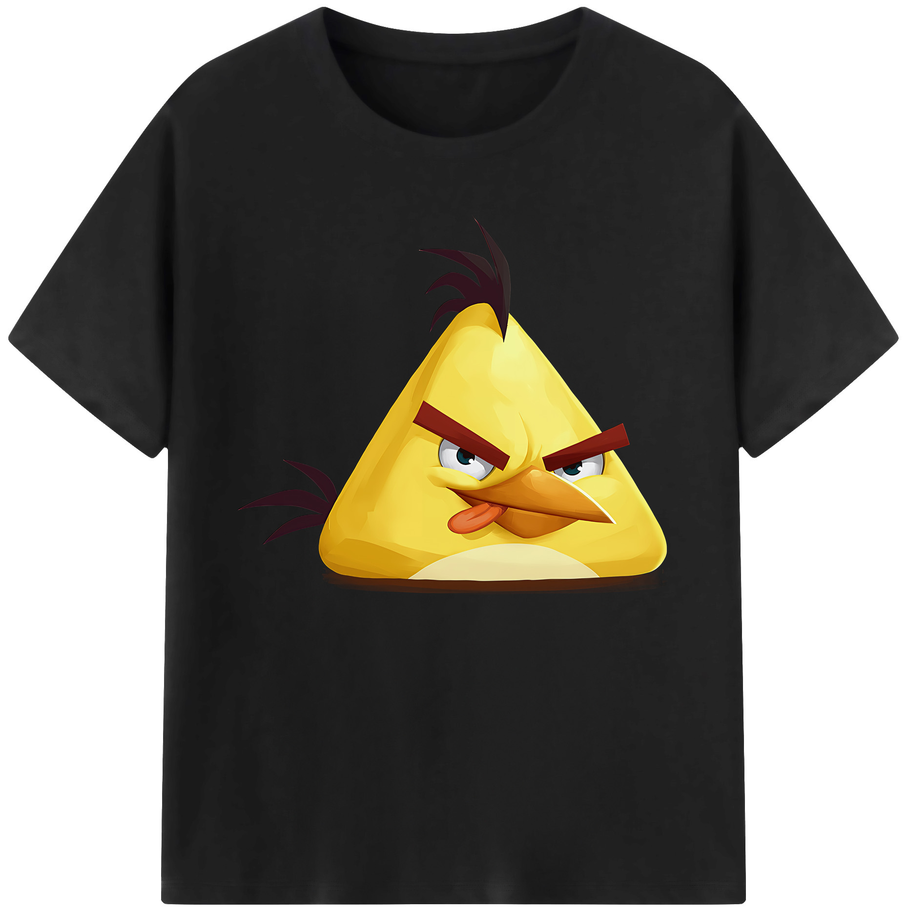 （画像用） Angry Birds アングリーバード 綿100％ メンズ半袖Tシャツ｜肌触りやわらか＆通気性