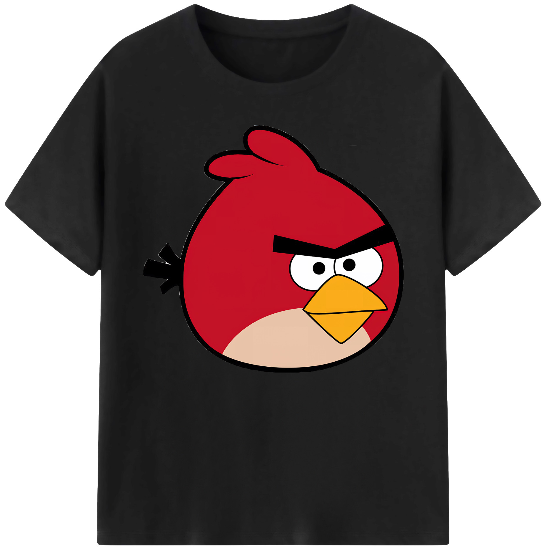 （画像用） Angry Birds アングリーバード 綿100％ メンズ半袖Tシャツ｜肌触りやわらか＆通気性
