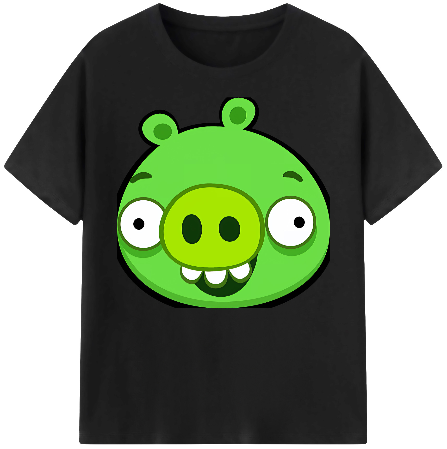 （画像用） Angry Birds アングリーバード 綿100％ メンズ半袖Tシャツ｜肌触りやわらか＆通気性