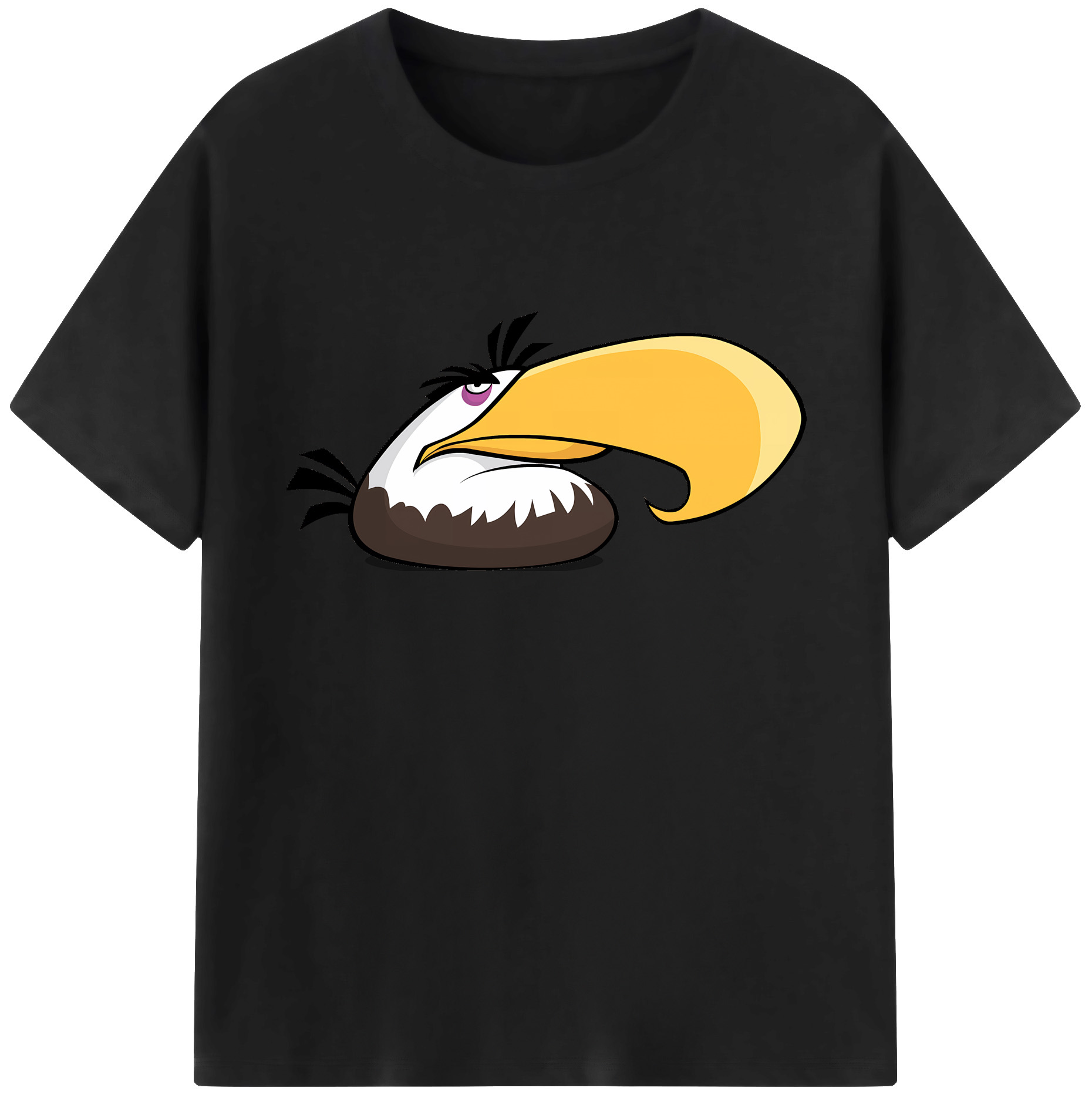 （画像用） Angry Birds アングリーバード 綿100％ メンズ半袖Tシャツ｜肌触りやわらか＆通気性