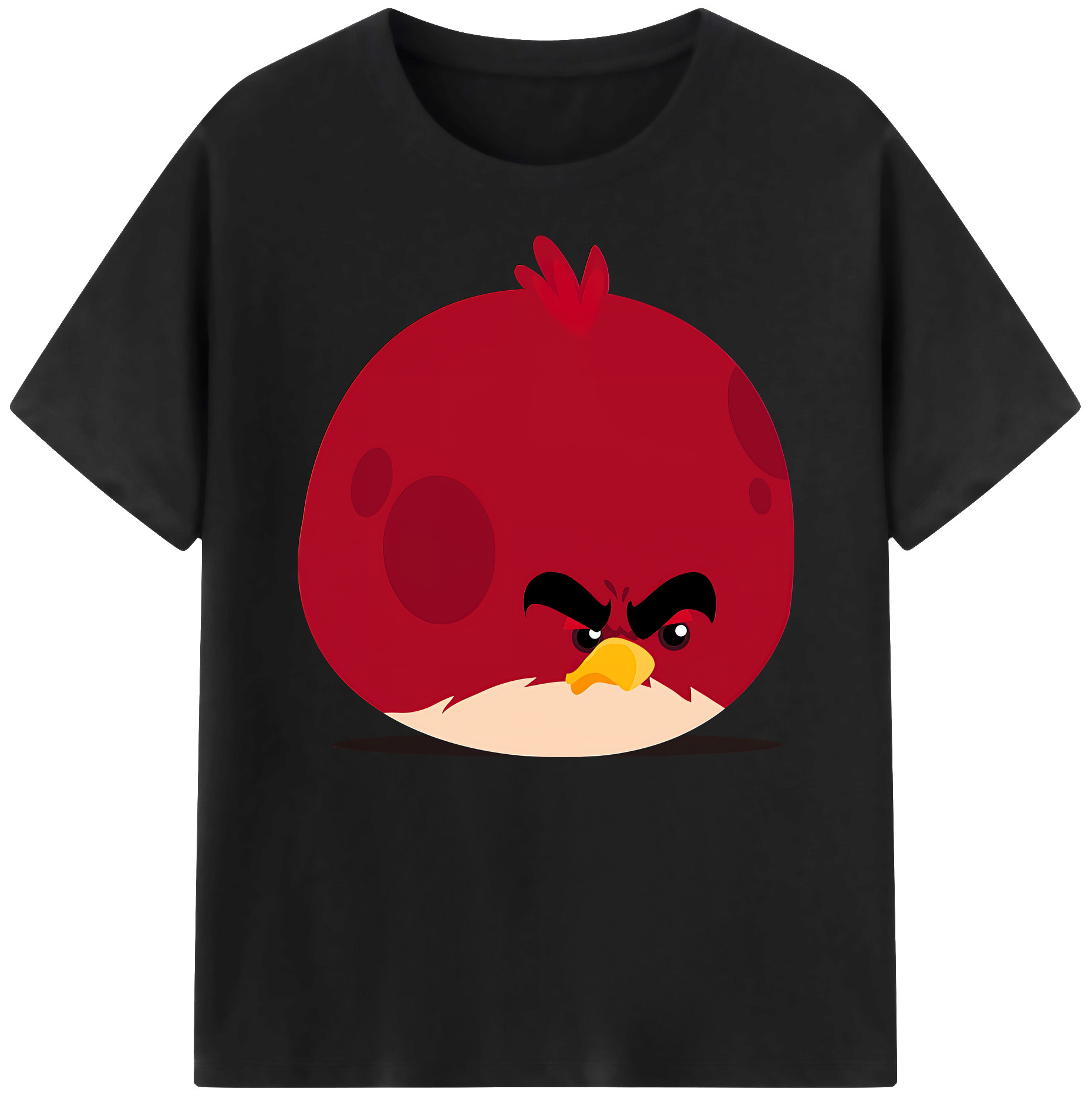 （画像用） Angry Birds アングリーバード 綿100％ メンズ半袖Tシャツ｜肌触りやわらか＆通気性