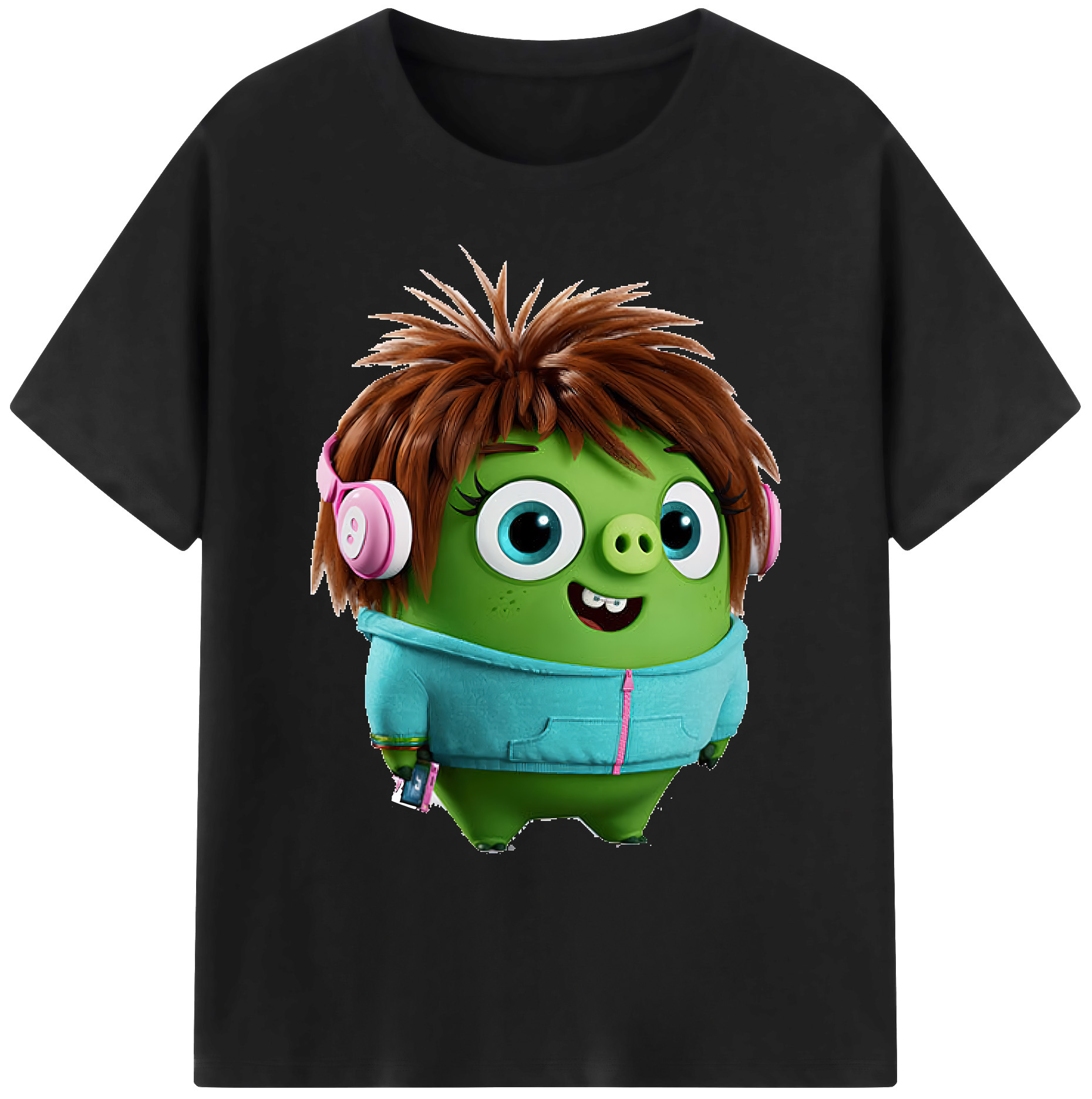 （画像用） Angry Birds アングリーバード 綿100％ メンズ半袖Tシャツ｜肌触りやわらか＆通気性