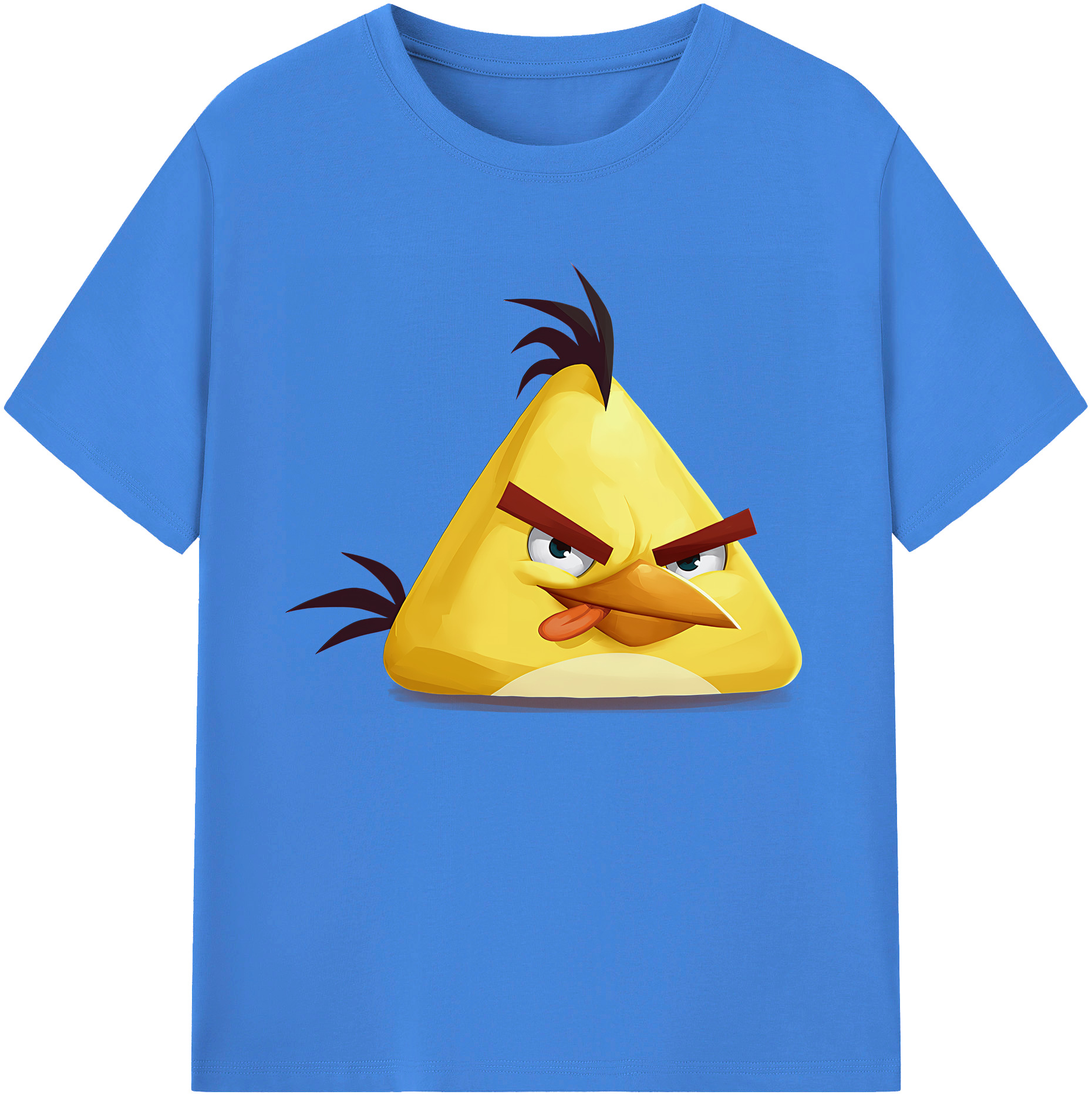（画像用） Angry Birds アングリーバード 綿100％ メンズ半袖Tシャツ｜肌触りやわらか＆通気性