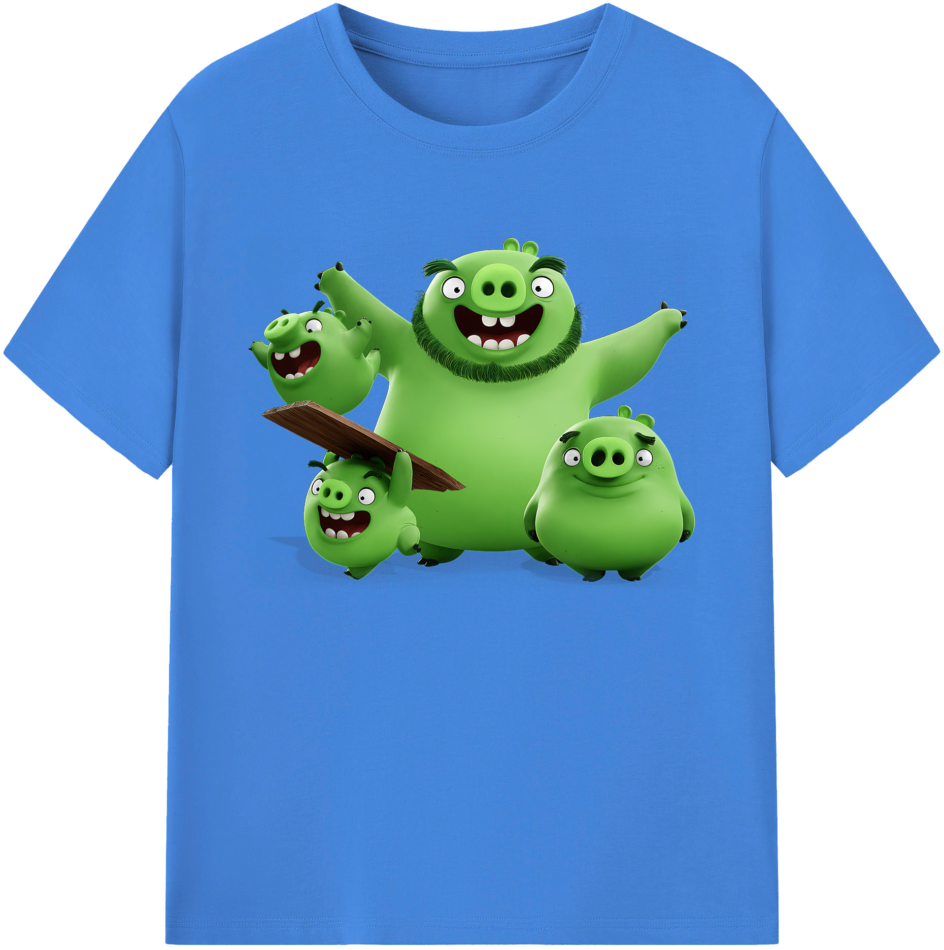 （画像用） Angry Birds アングリーバード 綿100％ メンズ半袖Tシャツ｜肌触りやわらか＆通気性