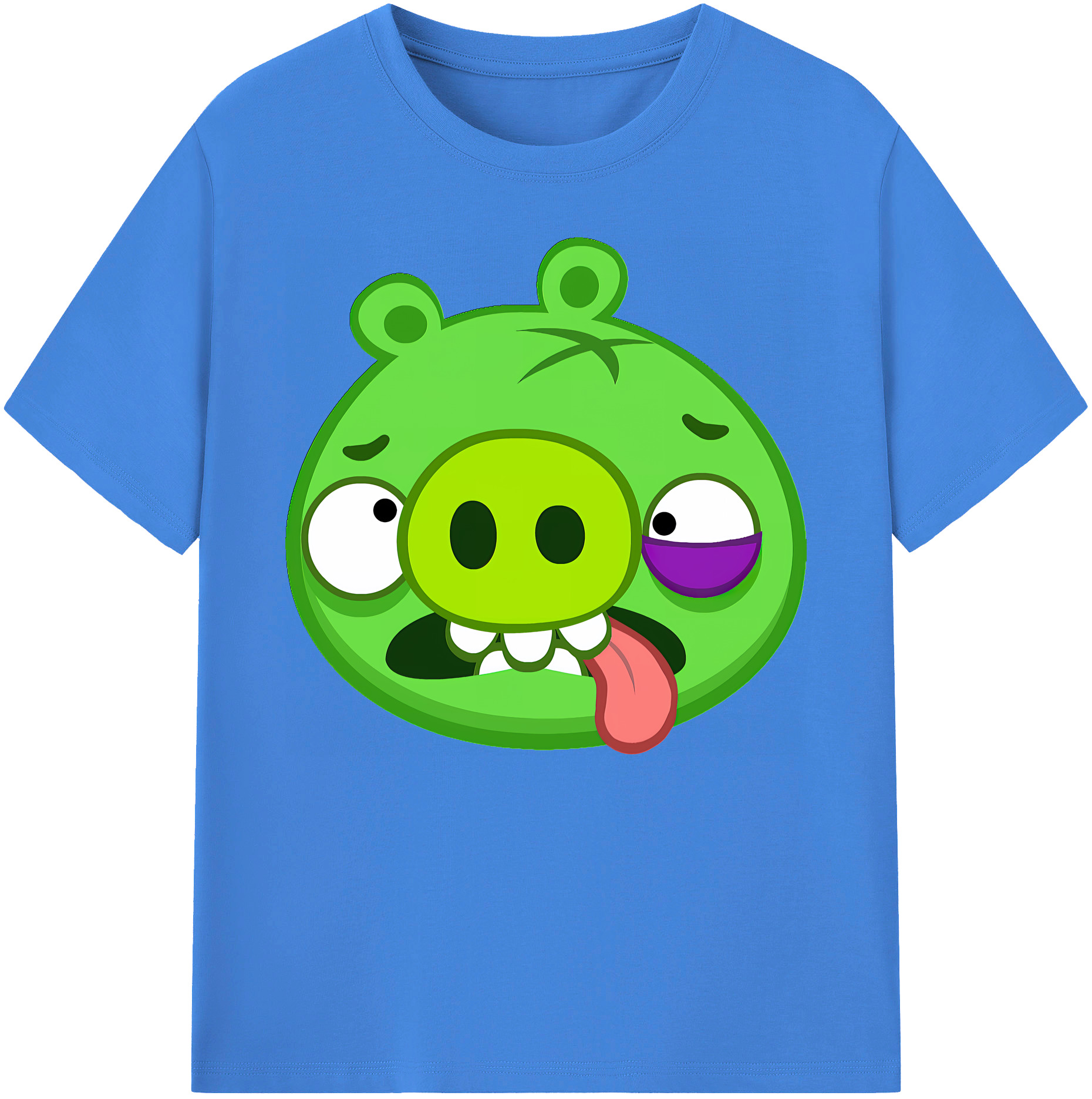 （画像用） Angry Birds アングリーバード 綿100％ メンズ半袖Tシャツ｜肌触りやわらか＆通気性