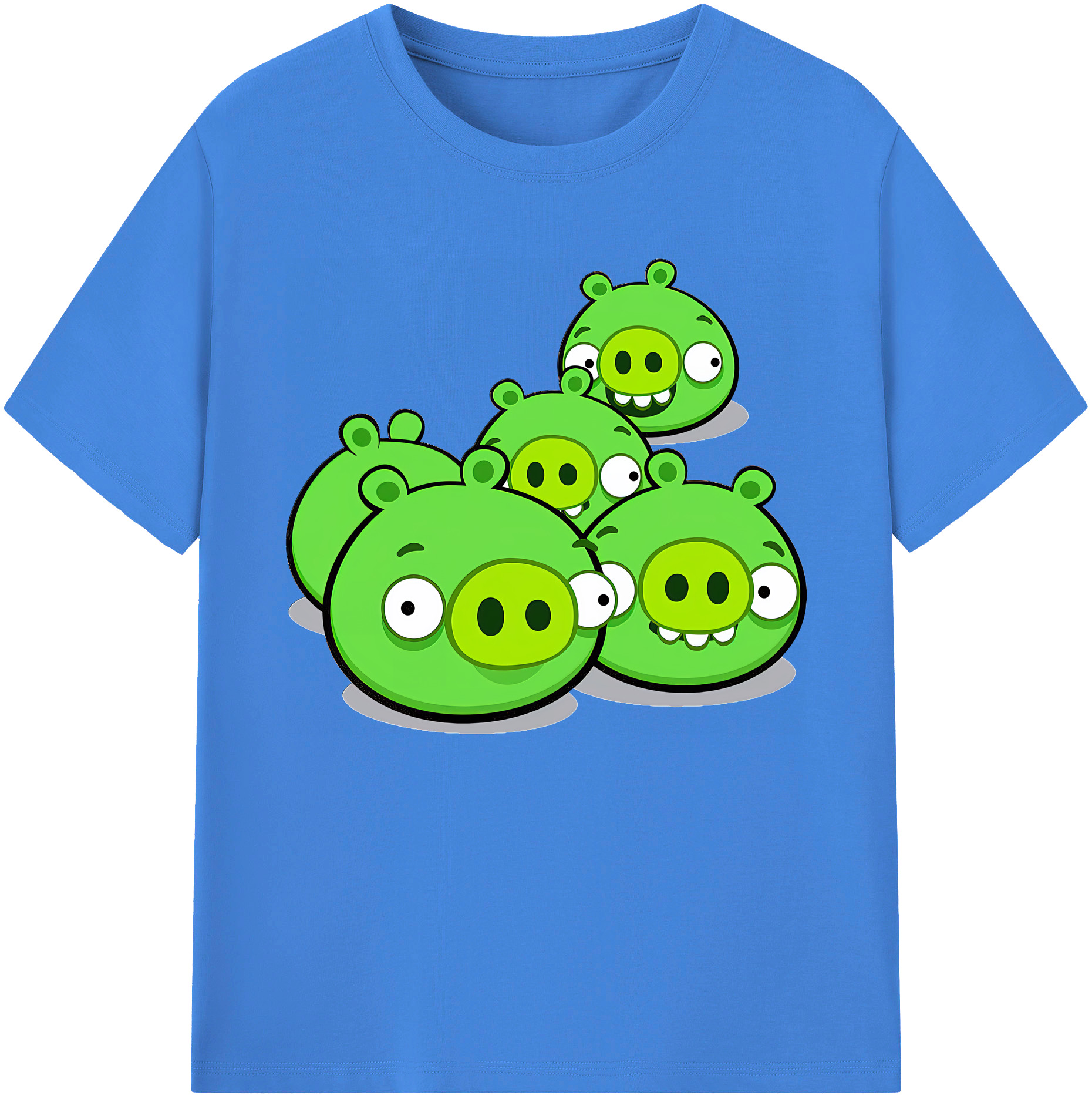 （画像用） Angry Birds アングリーバード 綿100％ メンズ半袖Tシャツ｜肌触りやわらか＆通気性