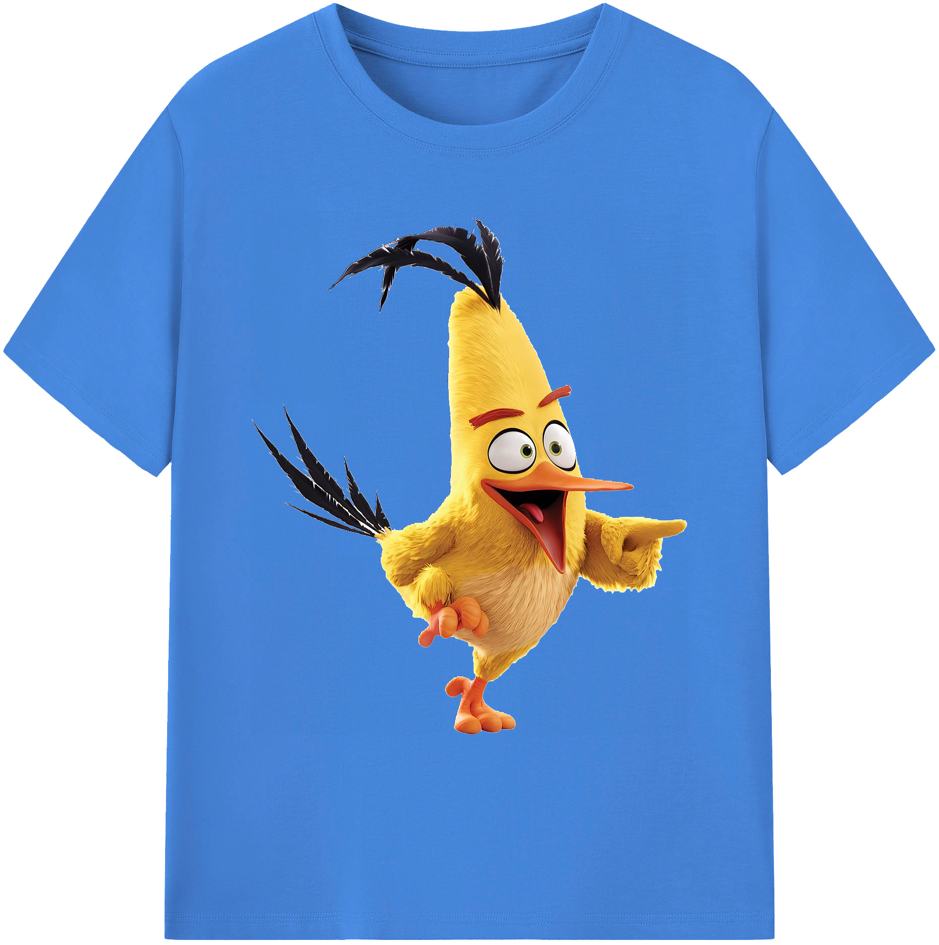 （画像用） Angry Birds アングリーバード 綿100％ メンズ半袖Tシャツ｜肌触りやわらか＆通気性