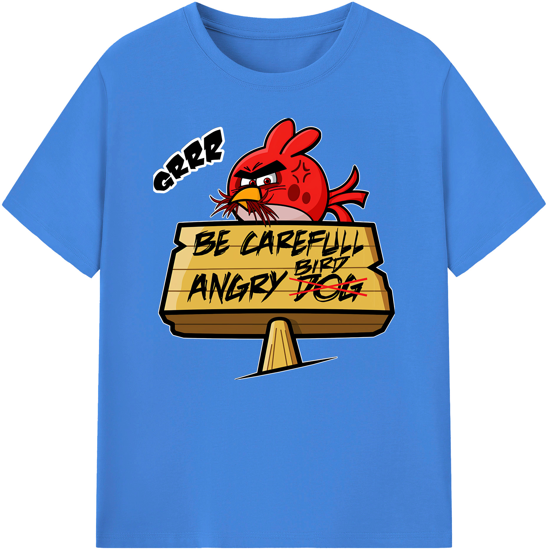 （画像用） Angry Birds アングリーバード 綿100％ メンズ半袖Tシャツ｜肌触りやわらか＆通気性