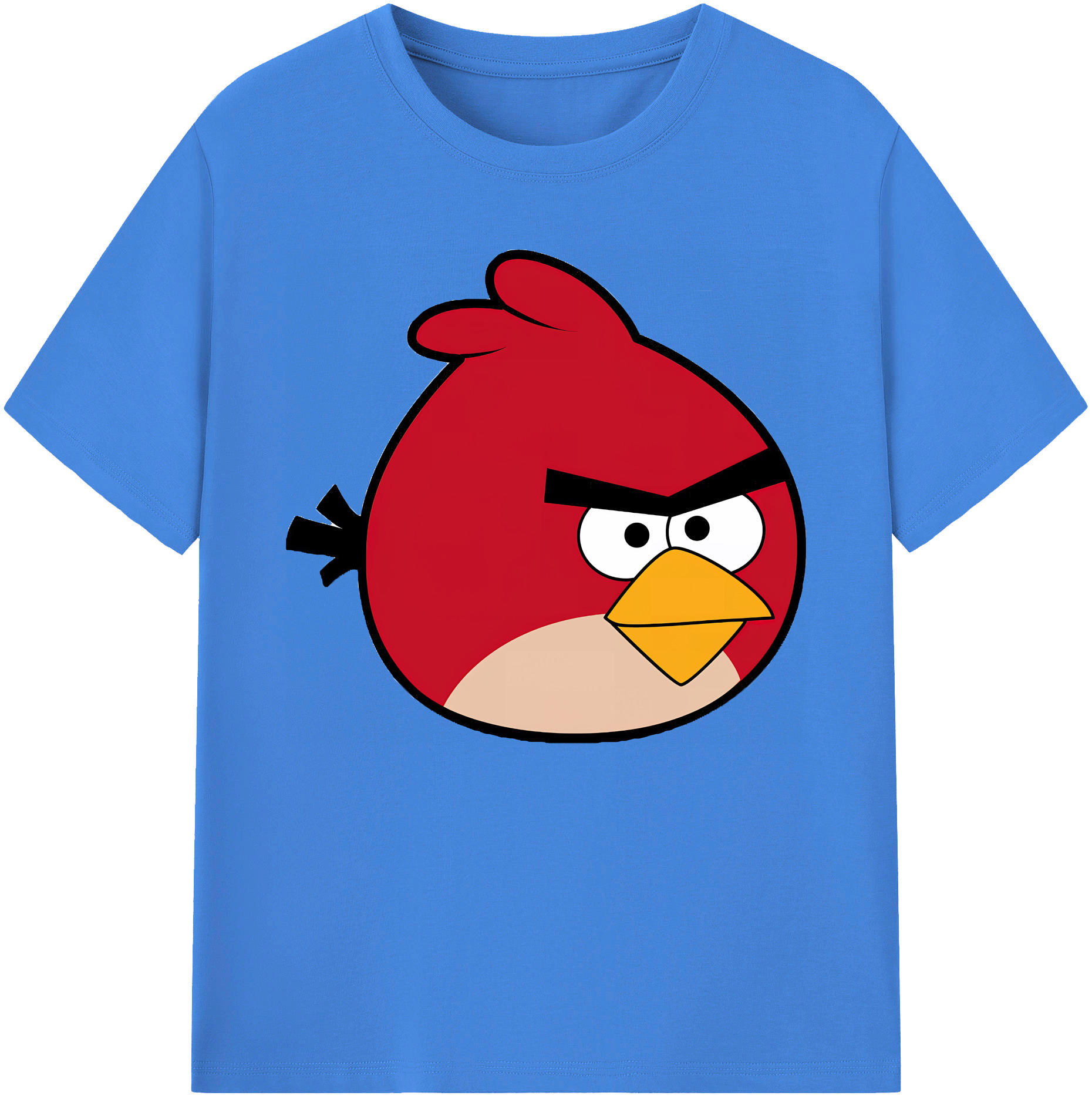 （画像用） Angry Birds アングリーバード 綿100％ メンズ半袖Tシャツ｜肌触りやわらか＆通気性