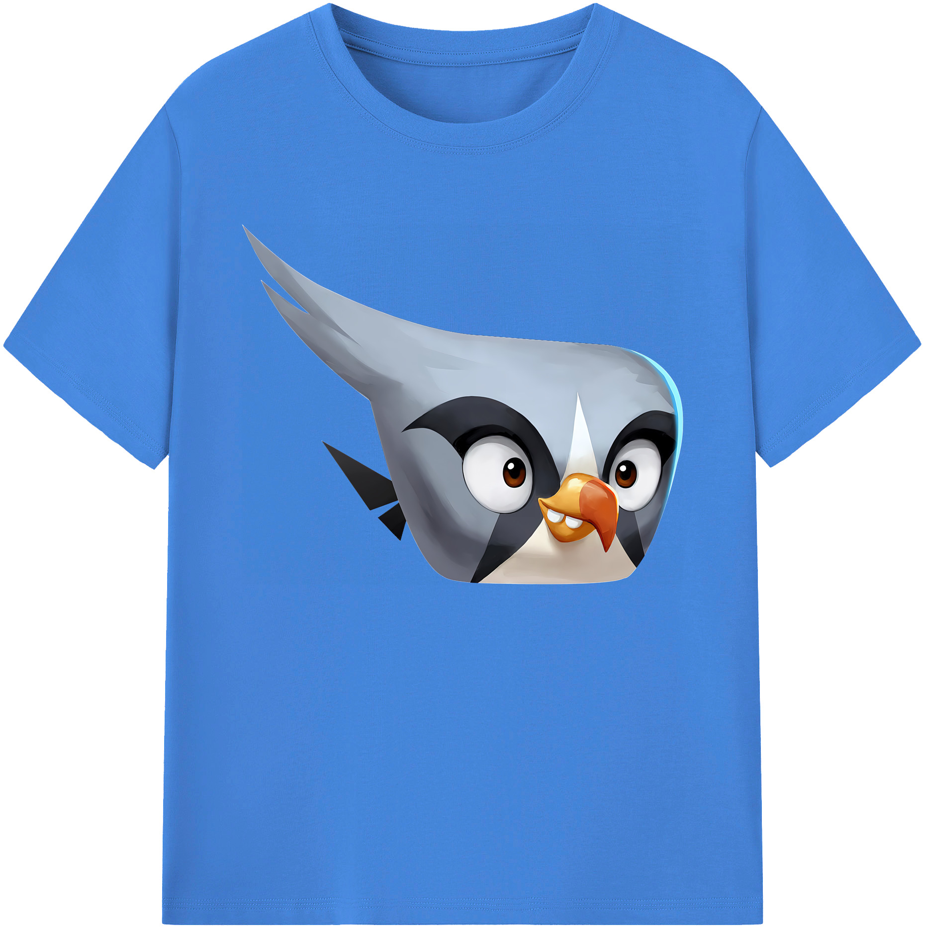 （画像用） Angry Birds アングリーバード 綿100％ メンズ半袖Tシャツ｜肌触りやわらか＆通気性