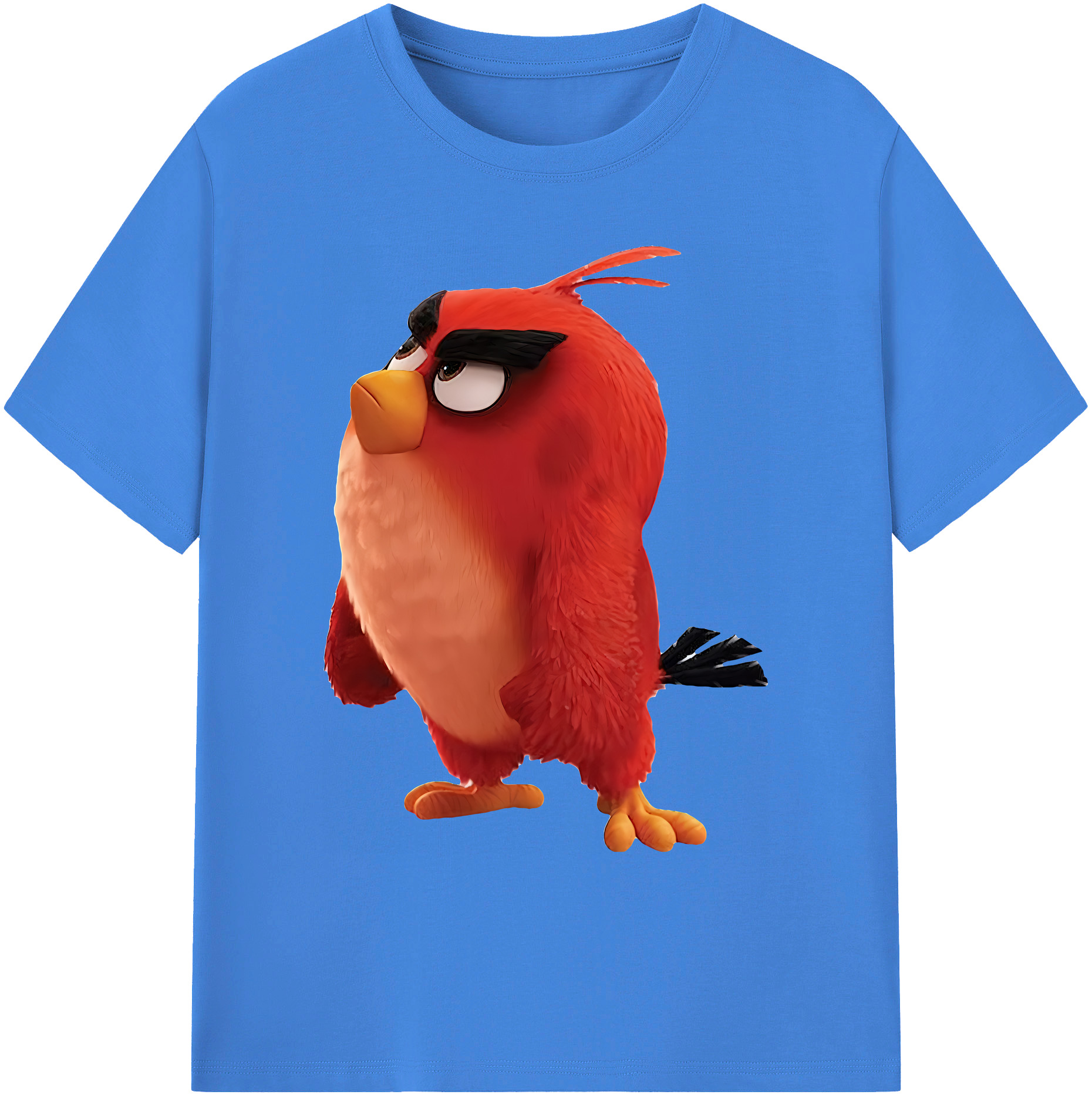 （画像用） Angry Birds アングリーバード 綿100％ メンズ半袖Tシャツ｜肌触りやわらか＆通気性