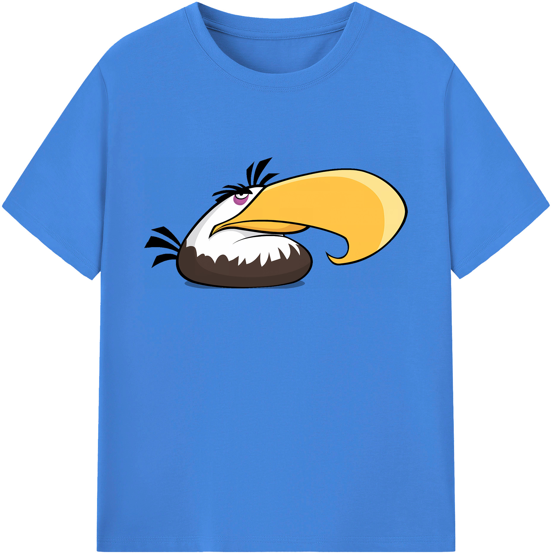 （画像用） Angry Birds アングリーバード 綿100％ メンズ半袖Tシャツ｜肌触りやわらか＆通気性