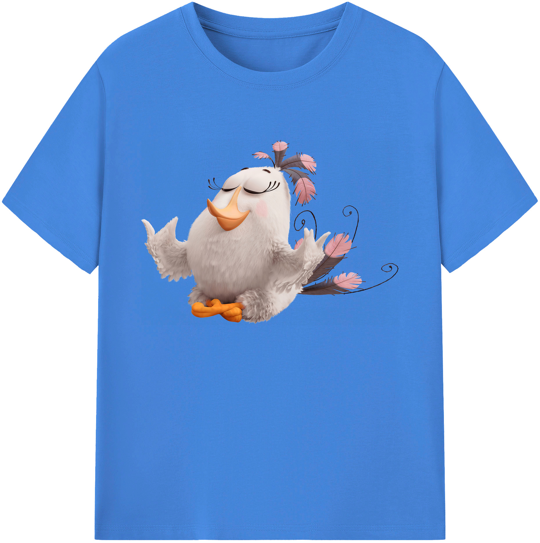 （画像用） Angry Birds アングリーバード 綿100％ メンズ半袖Tシャツ｜肌触りやわらか＆通気性